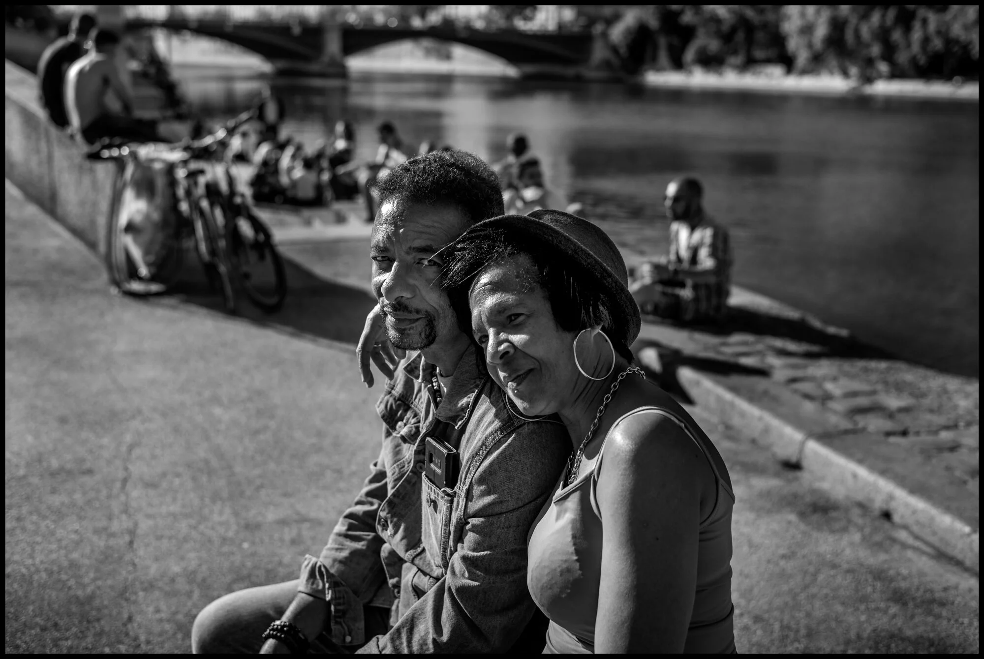  Jacques and Baby, Paris.  May 31, 2020. © Peter Turnley.  ID# P11-006 