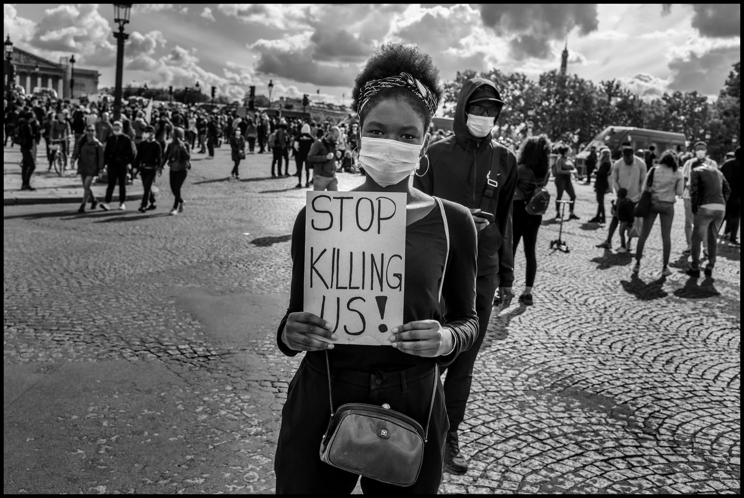  Place de la Concorde, Paris.  June 6, 2020. © Peter Turnley.  ID# P16-003 