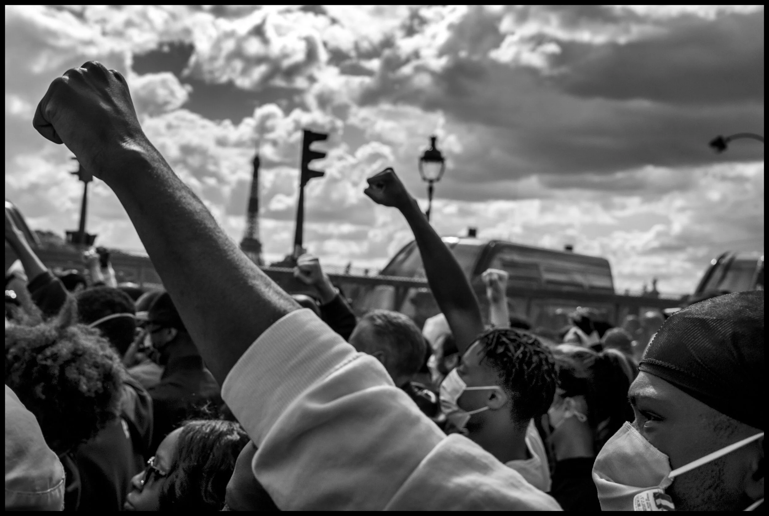  Place de la Concorde, Paris.  June 6, 2020. © Peter Turnley.  ID# P16-011 