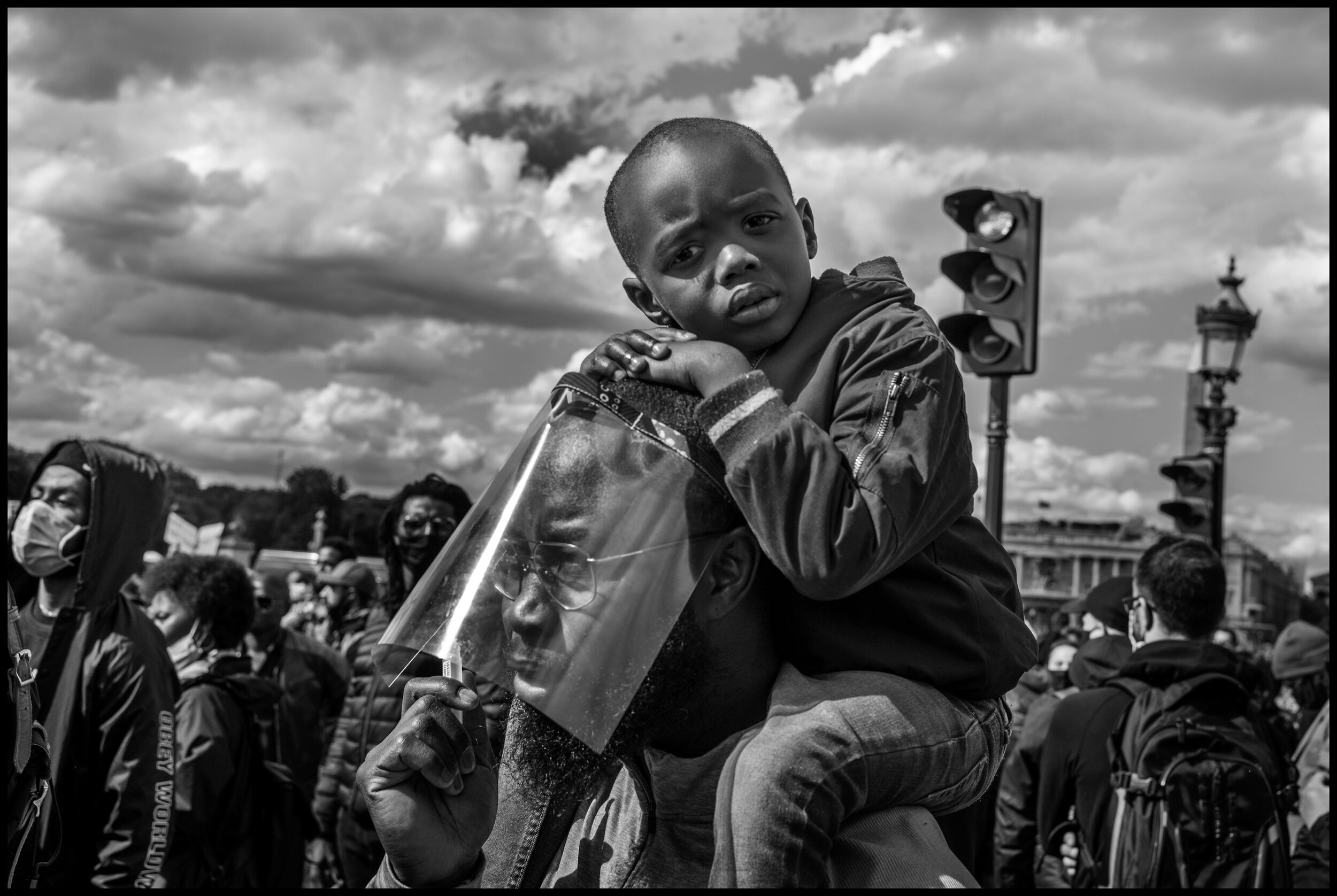  Place de la Concorde, Paris.  June 6, 2020. © Peter Turnley.  ID# P16-016 