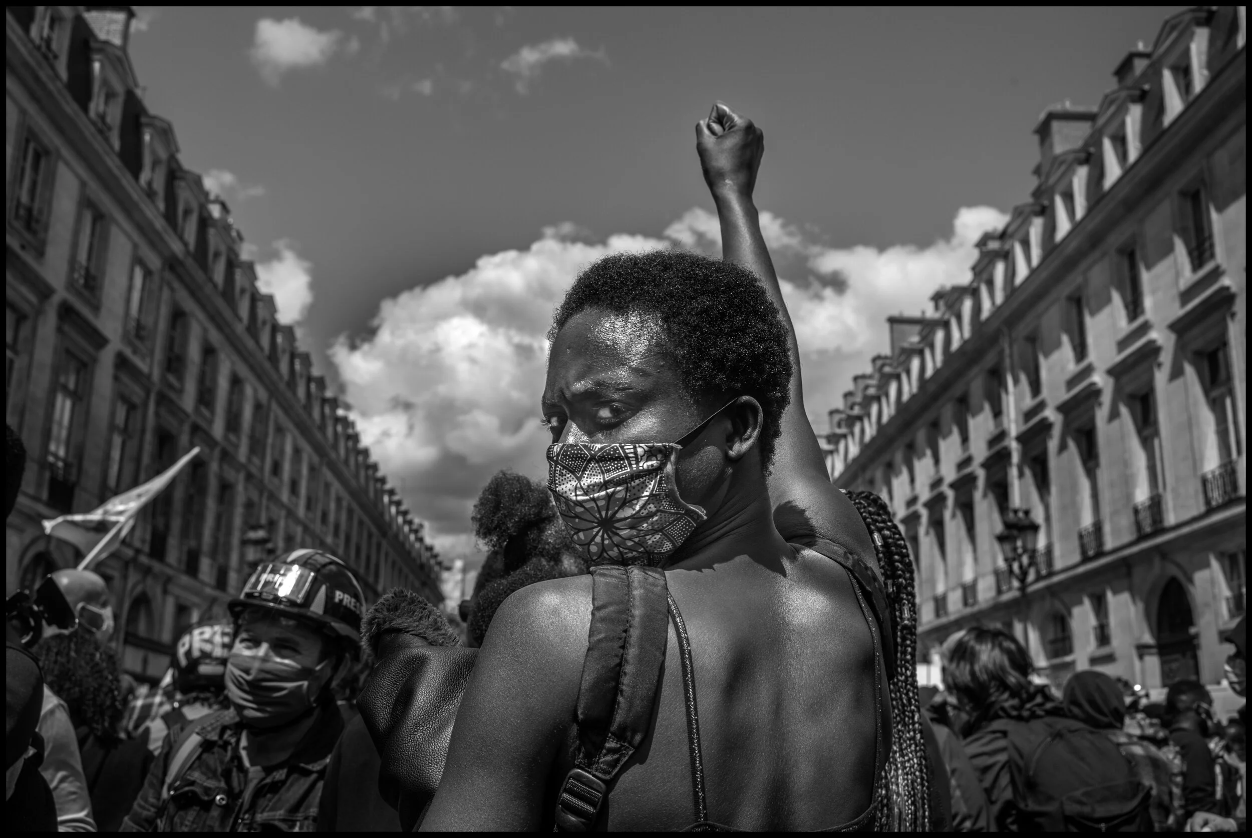  Place de la Concorde, Paris.  June 6, 2020. © Peter Turnley.  ID# P16-007 