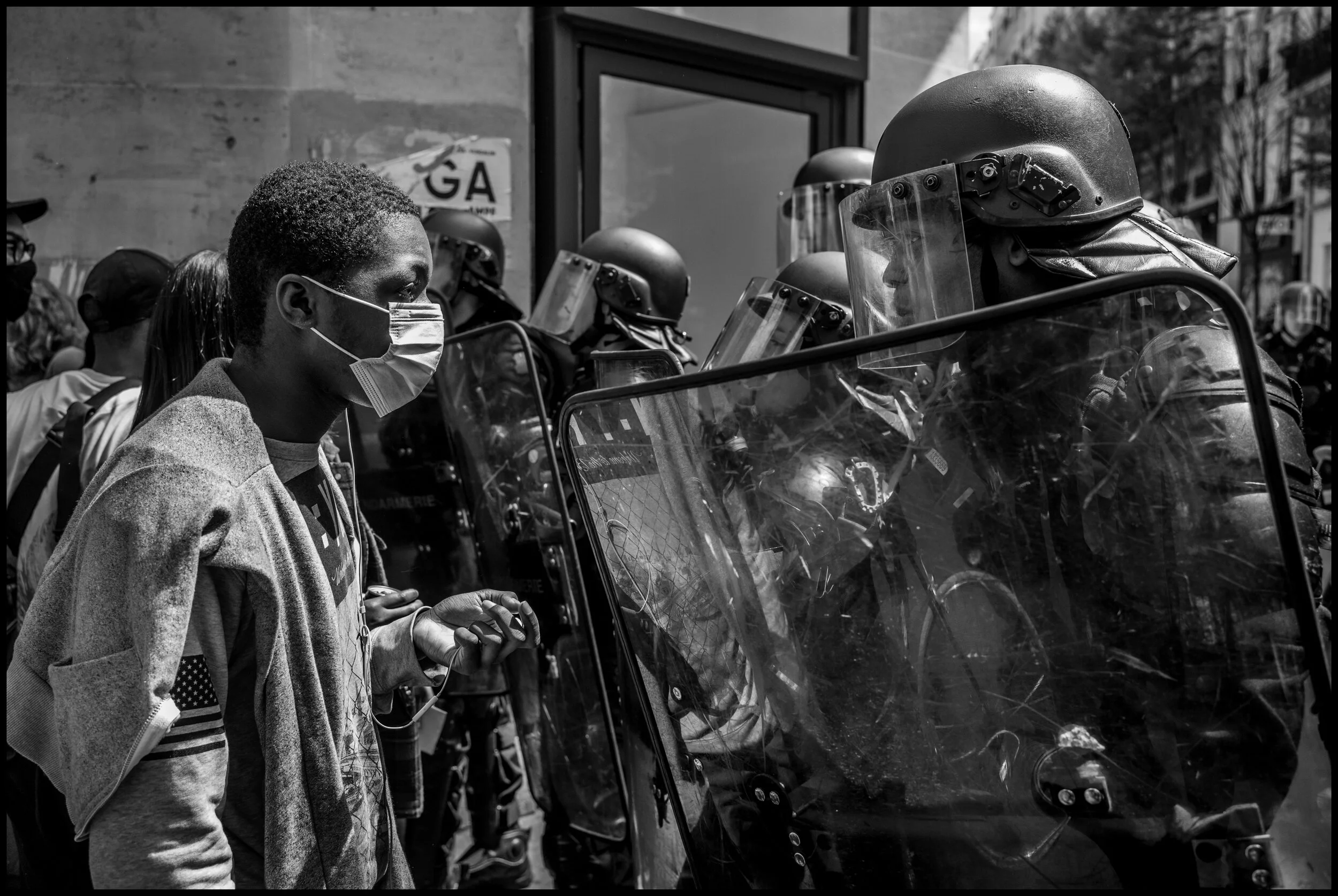  Place de la République, Paris.  June 13, 2020. © Peter Turnley.  ID# P27-003 