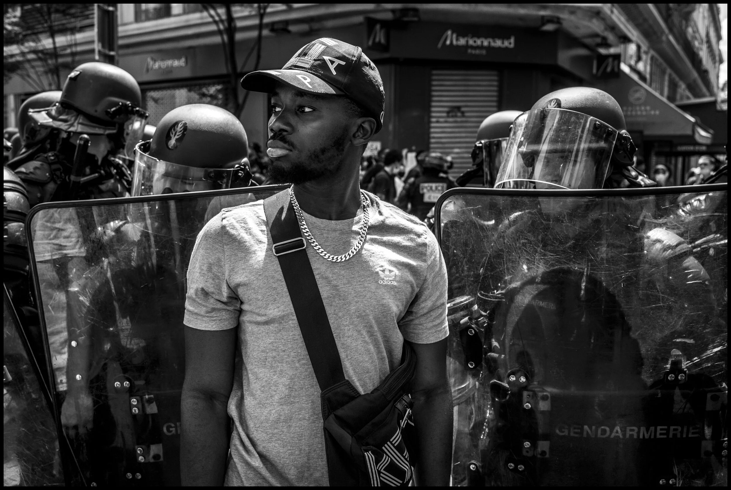  Place de la République, Paris.  June 13, 2020. © Peter Turnley.  ID# P27-011 