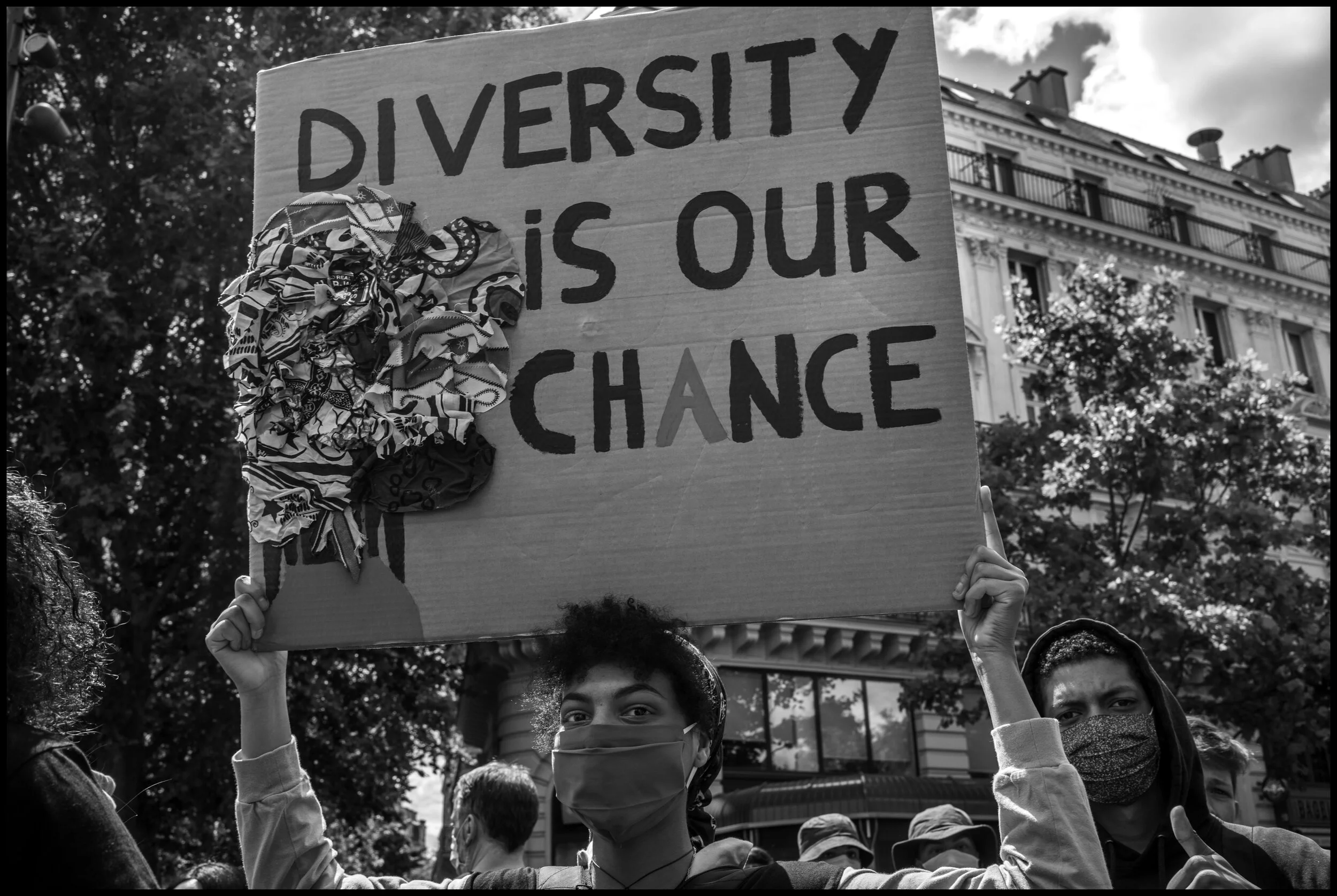  Place de la République, Paris.  June 13, 2020. © Peter Turnley.  ID# P27-012 