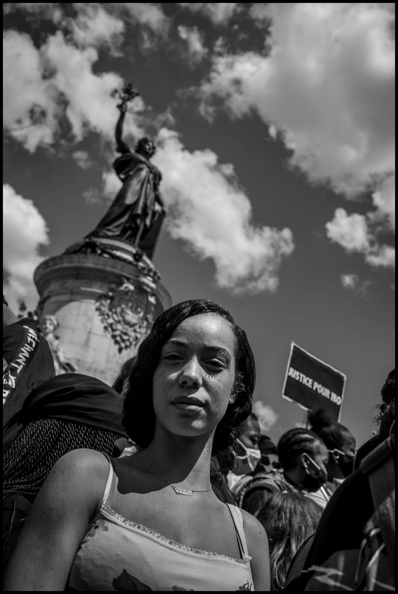  Place de la République, Paris.  June 13, 2020. © Peter Turnley.  ID# P27-014 