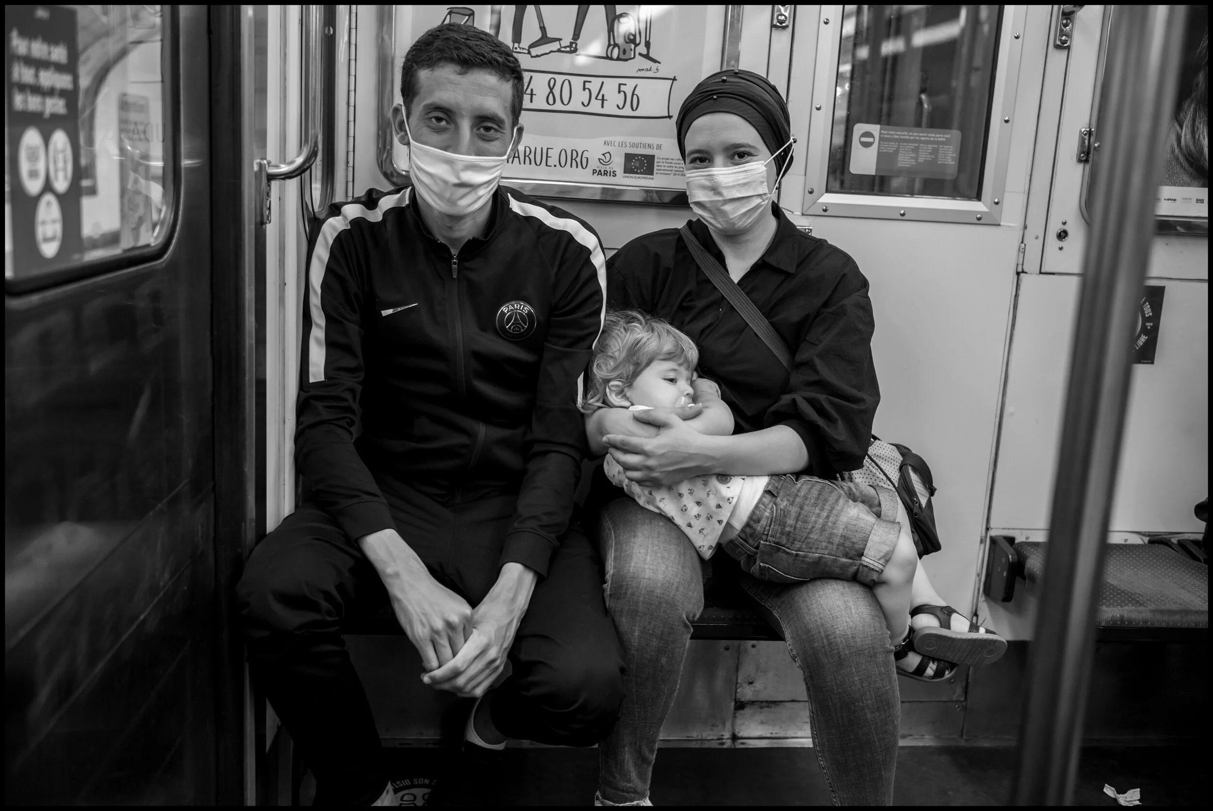  Boulevard Magenta, Paris 18ème.  June 29, 2020. © Peter Turnley.   ID# P47-010 