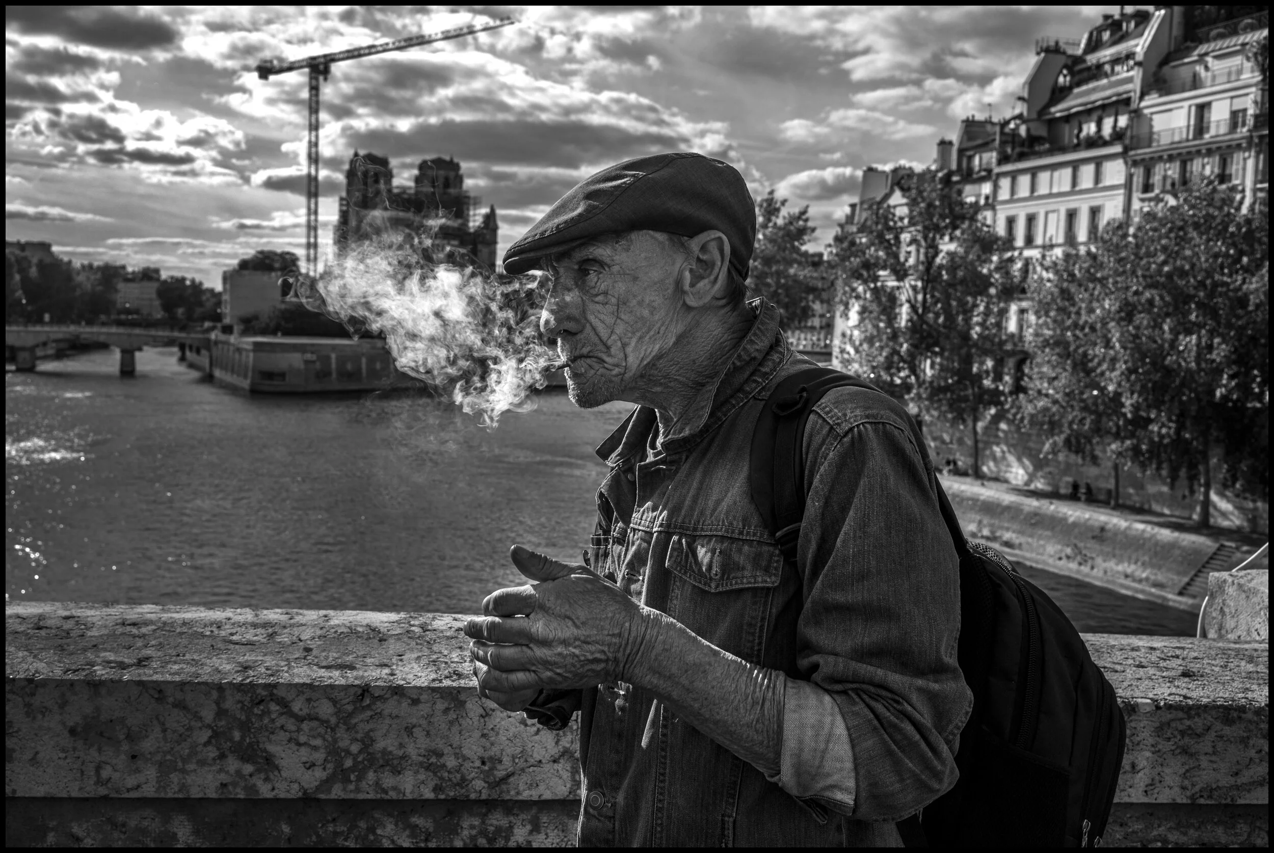  Roger, Paris. July 3, 2020. © Peter Turnley. ID# P51-001 