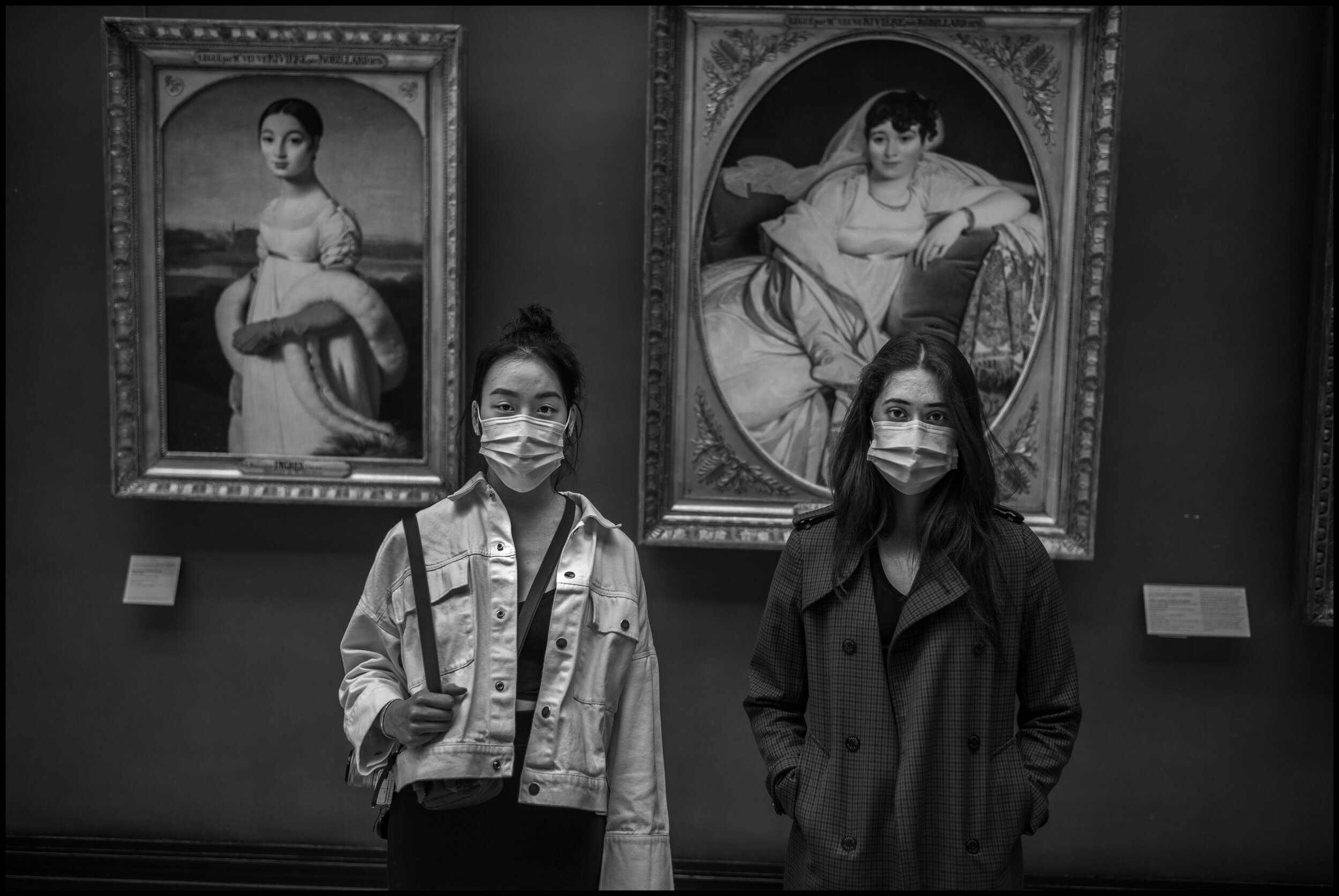  Sue and Cindy, from the Netherlands. July 6, 2020. © Peter Turnley.  ID# P55-013 