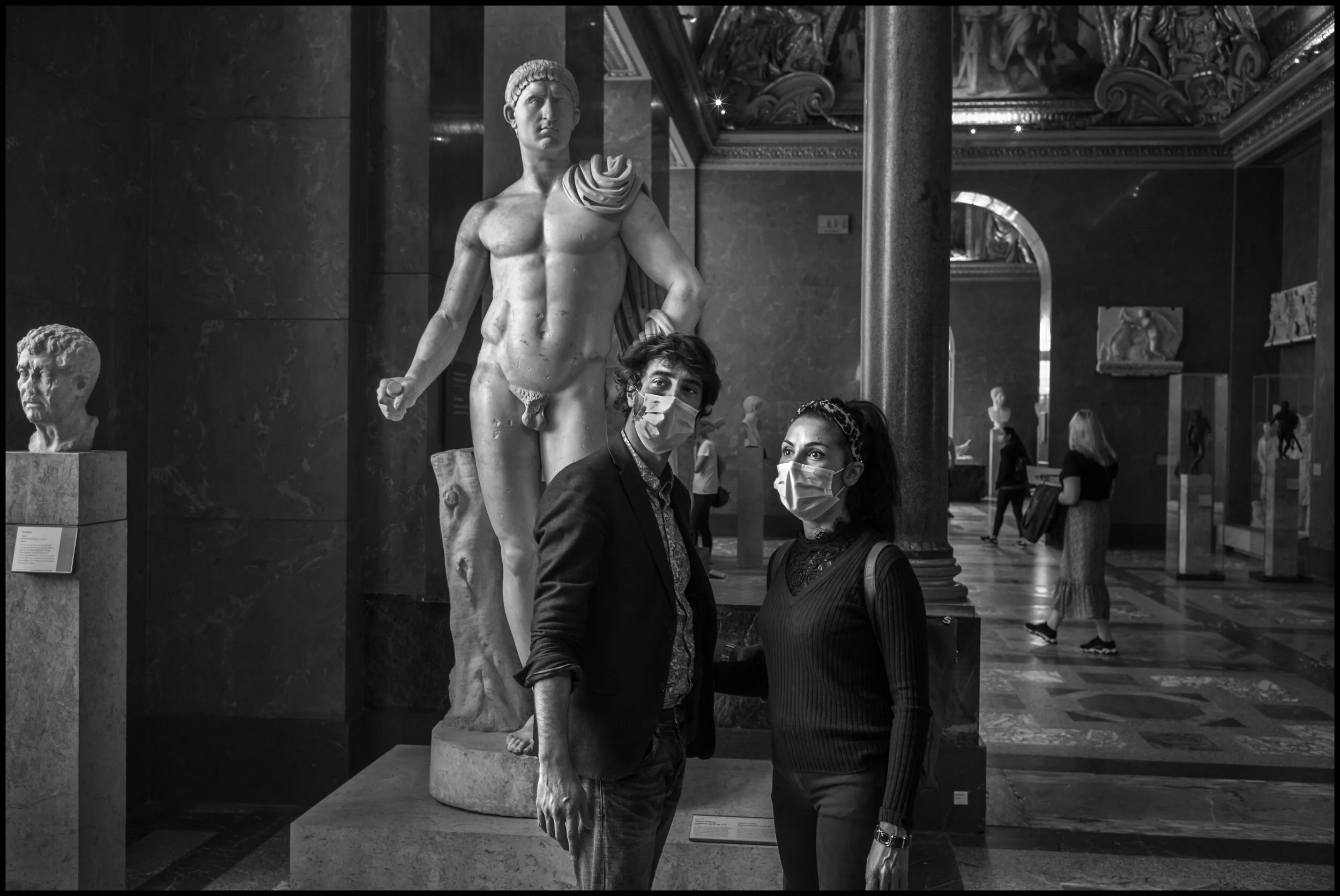  Aurelien et Deborah.  July 6, 2020. © Peter Turnley.  ID# P55-017 