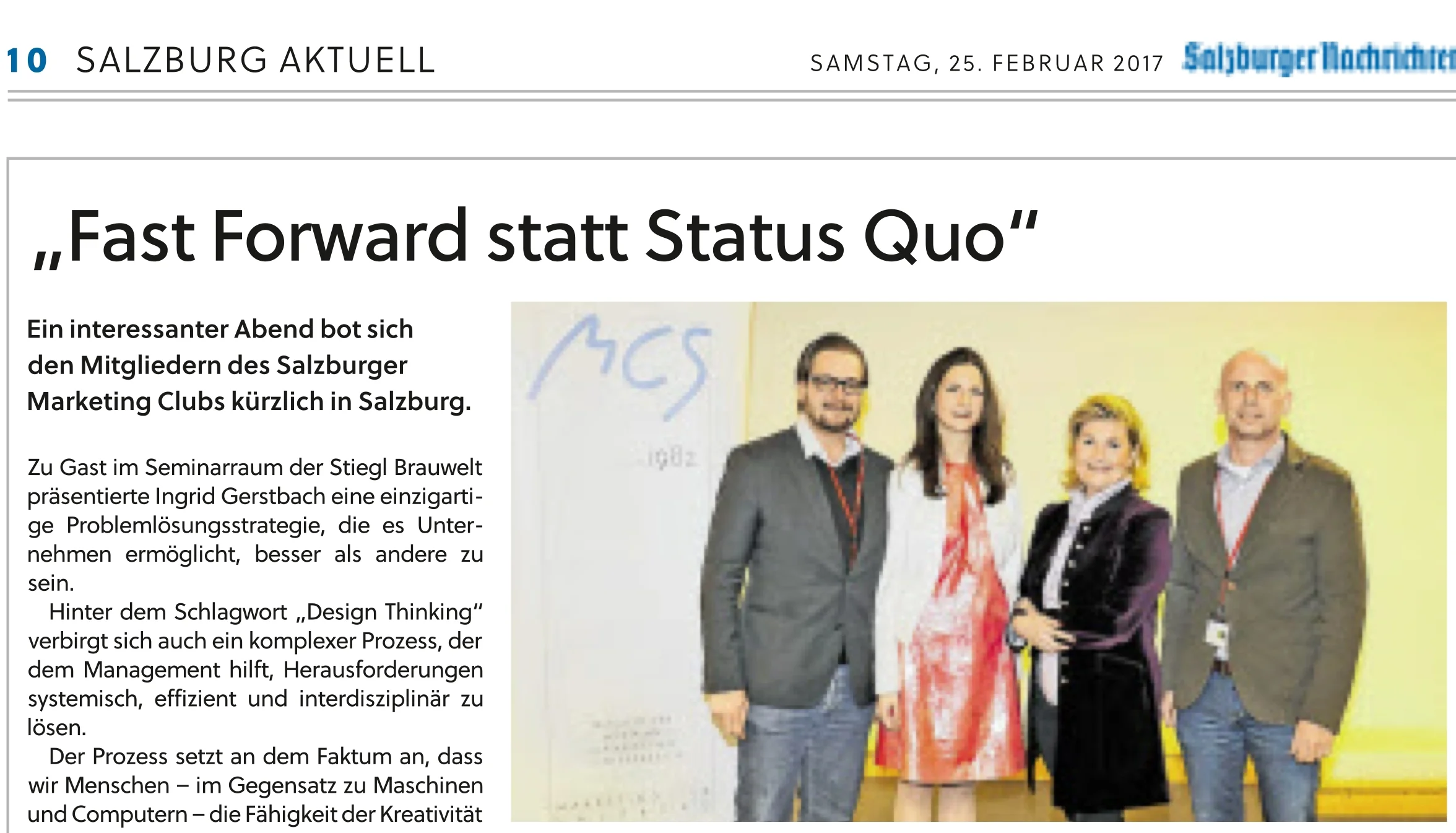 Ein interessanter Abend in Salzburg
