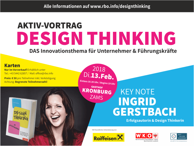 Aktivvortrag: Design Thinking goes Tirol!