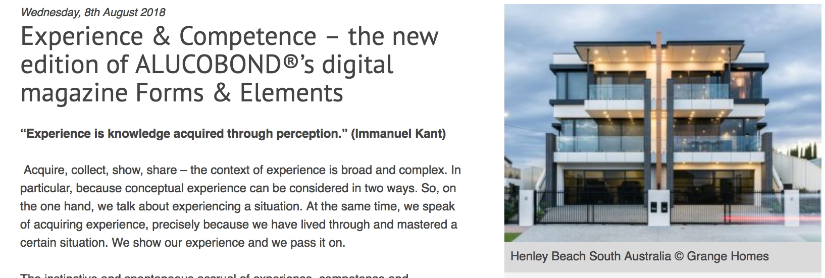ADF: Experience & Competence