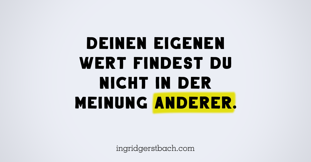 Was sind Sie sich eigentlich wert?