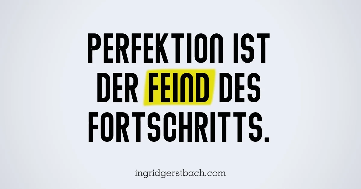 5 Tipps, wie Sie den inneren Perfektionisten im Zaum halten können