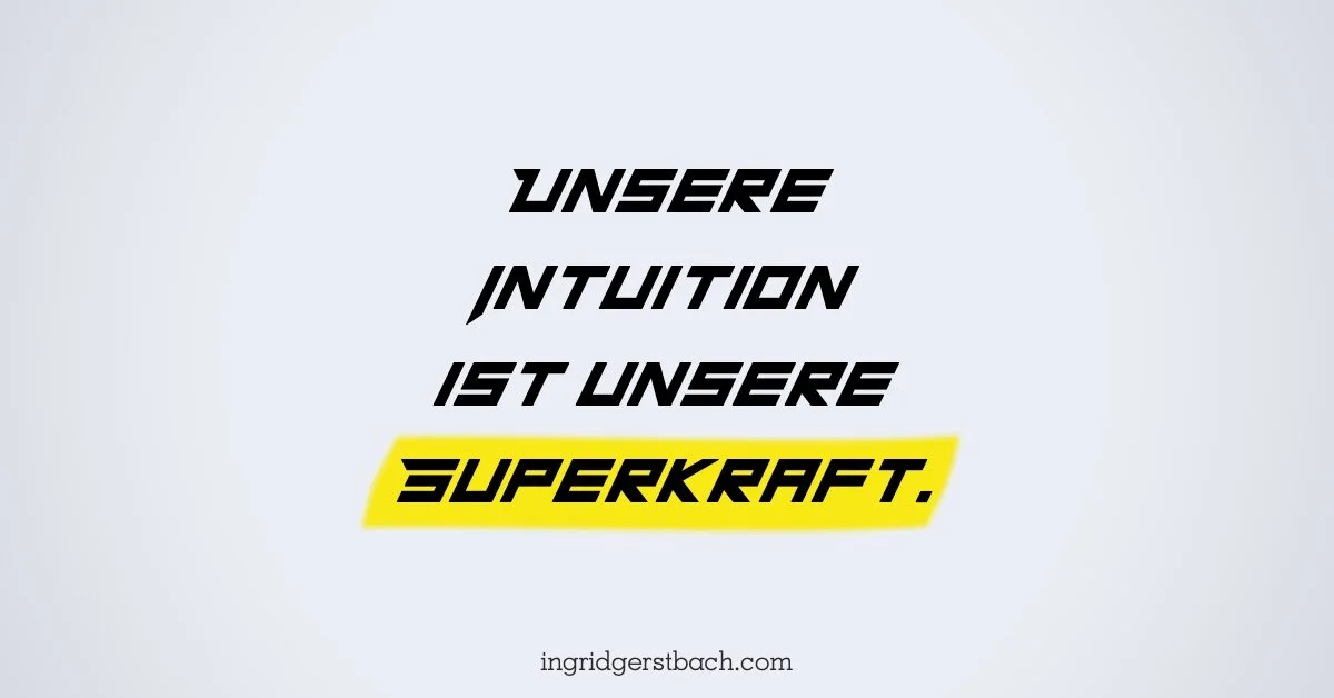 Wie Sie Ihrem Instinkt wieder vertrauen lernen