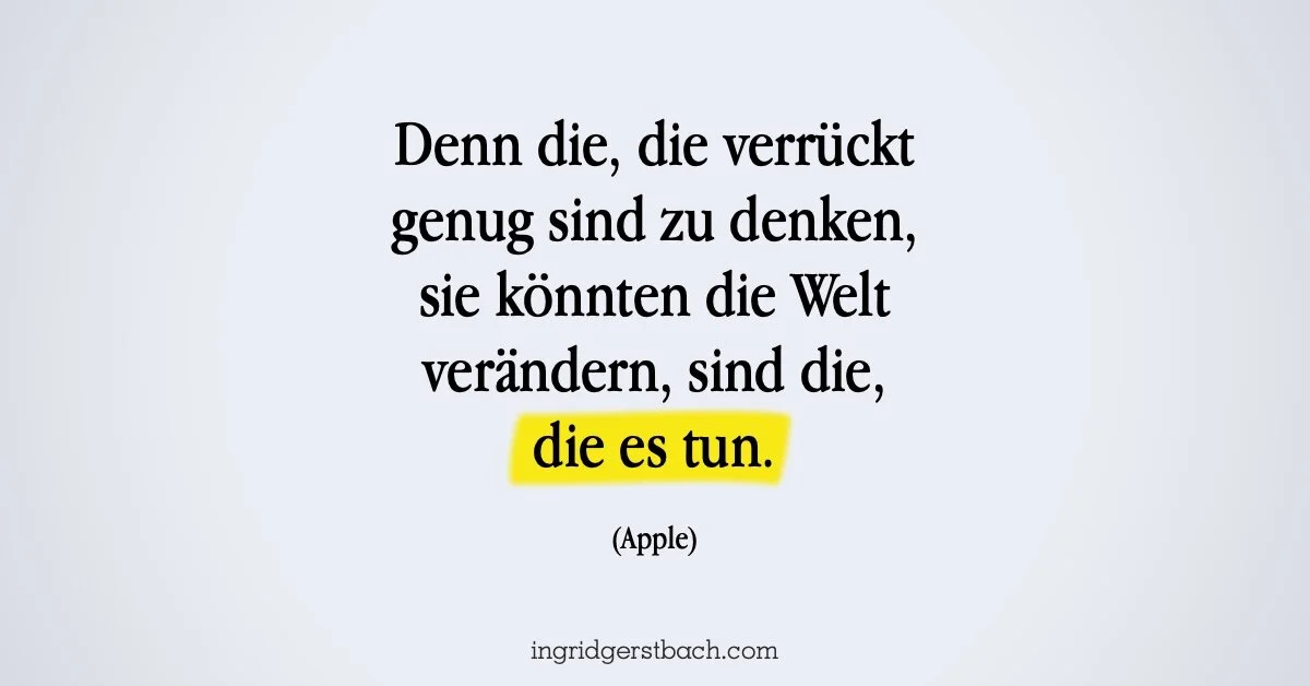Die Welt gehört den Machern