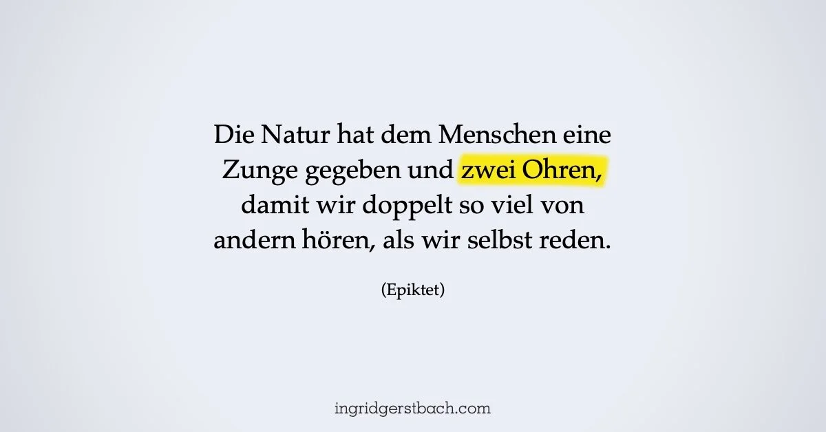 Sagen Sie niemals diesen Satz