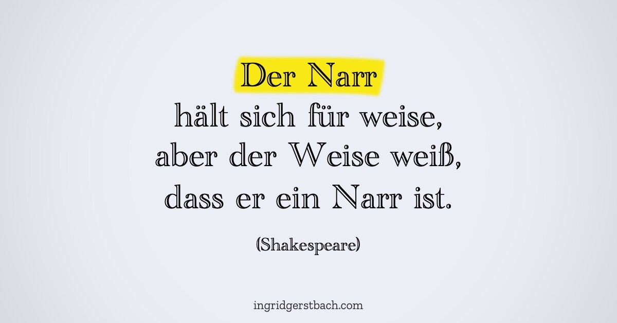 Die Angst vor dem Nichtwissen