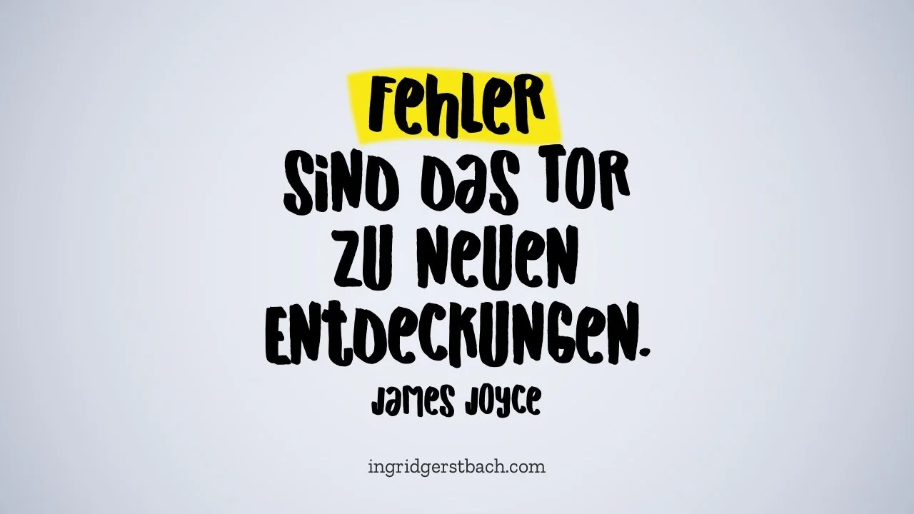 Gut, dass Sie es verbockt haben!