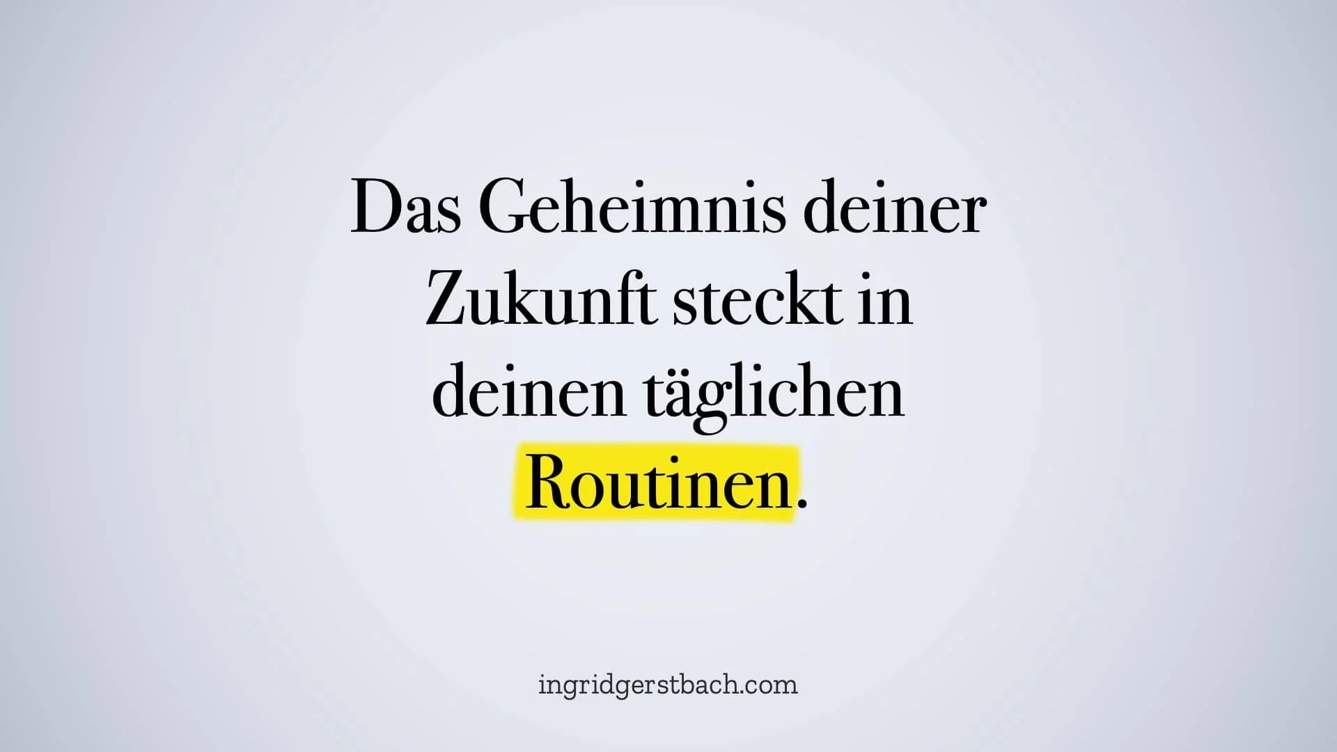 Der wichtige Unterschied zwischen Routinen und Ritualen