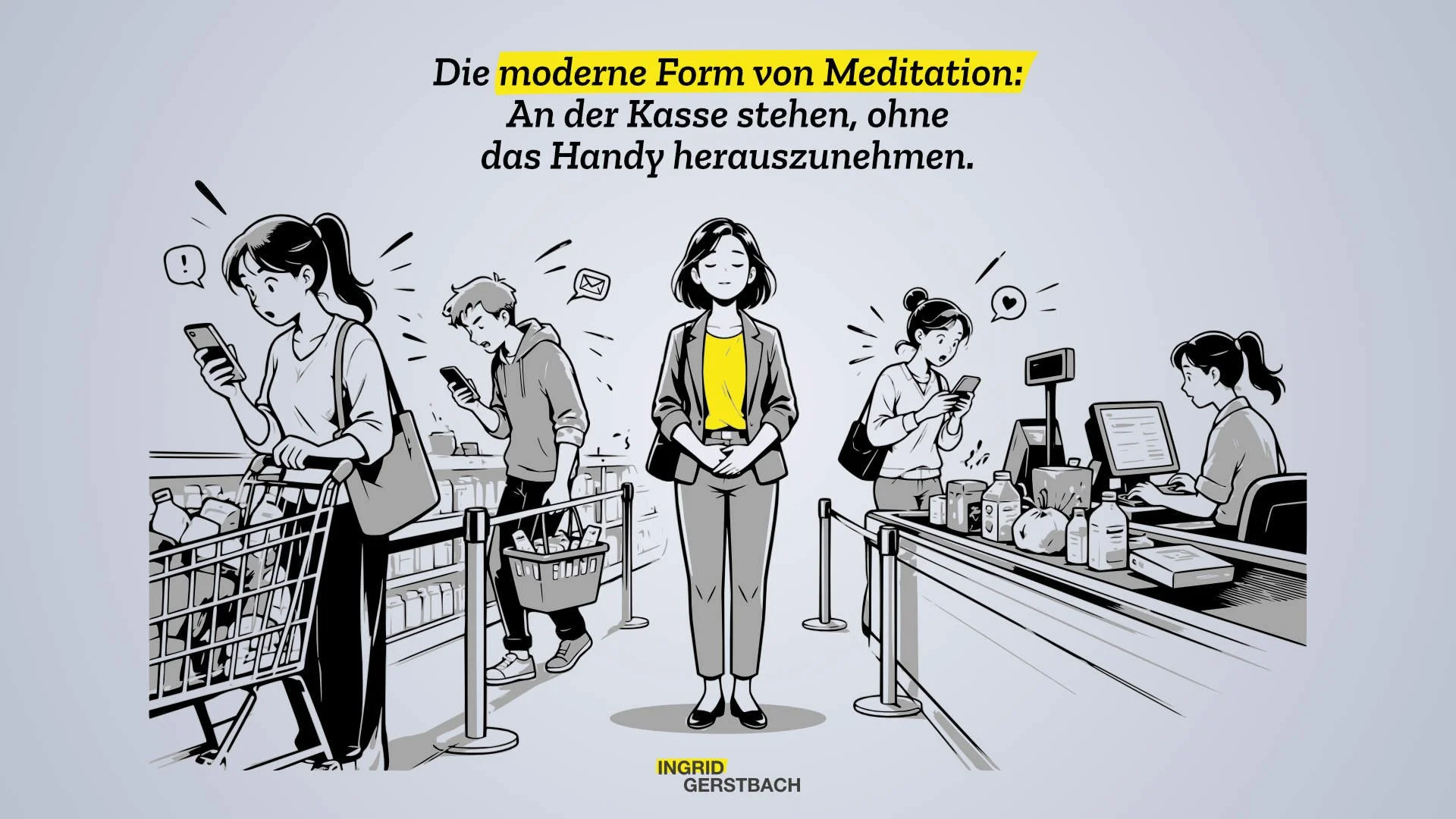 Was zwei Minuten Warten an der Supermarktkasse über mich offenbarten