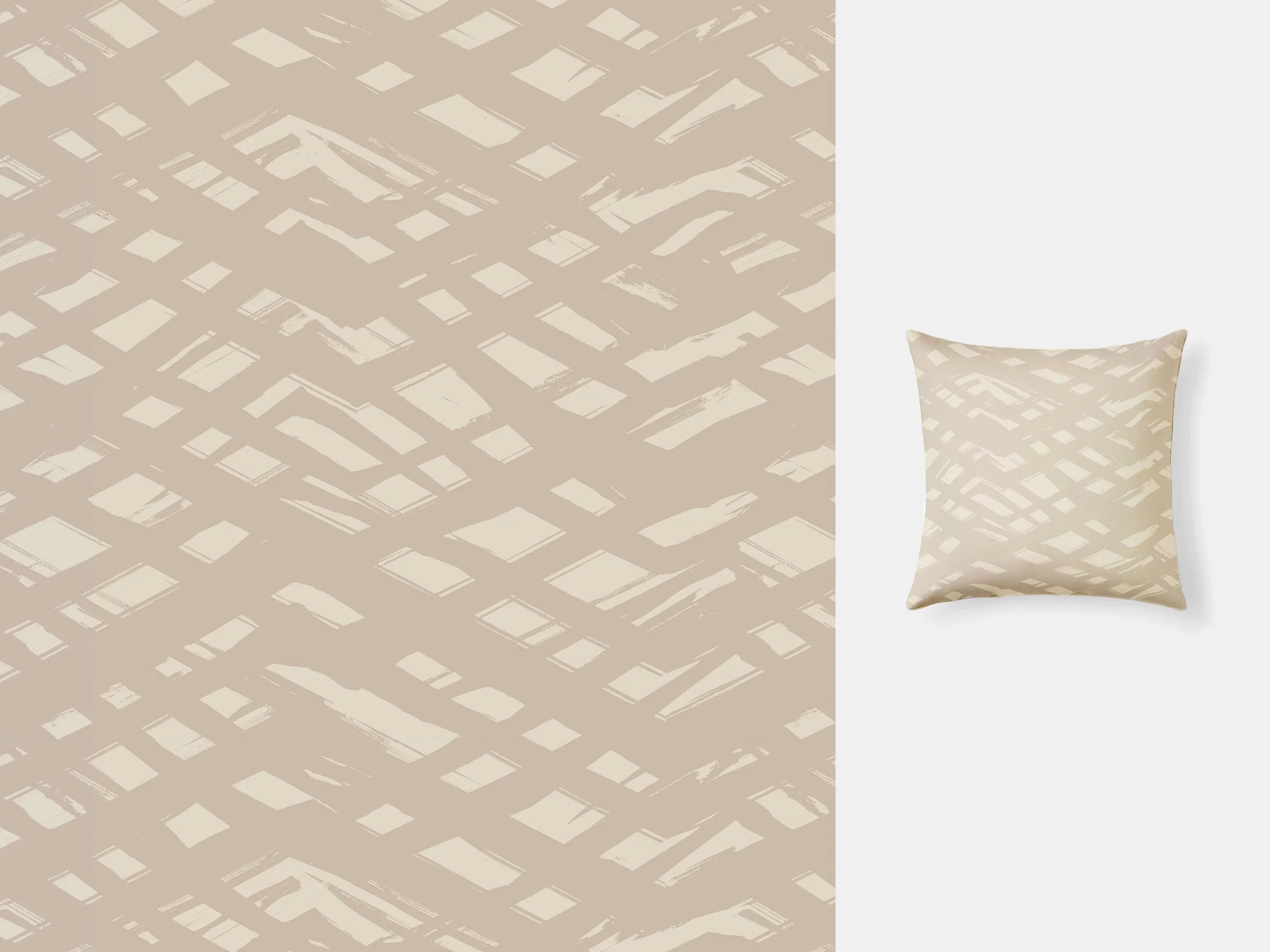 Zig Zag Print Pillow