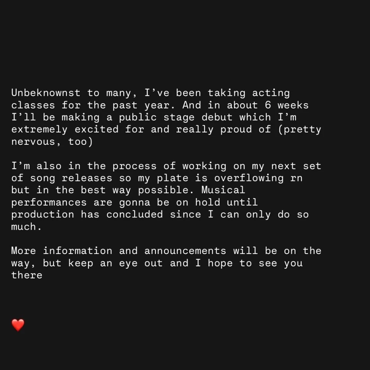 ICYMI: I consider this chapter of my life similar to the Harlem Renaissance.

The Harlem Renaissance during the 1920s was proof that even in hard times, Black art doesn&rsquo;t just survive&mdash;it expands, evolves, and leads.

And this is mine.

#b