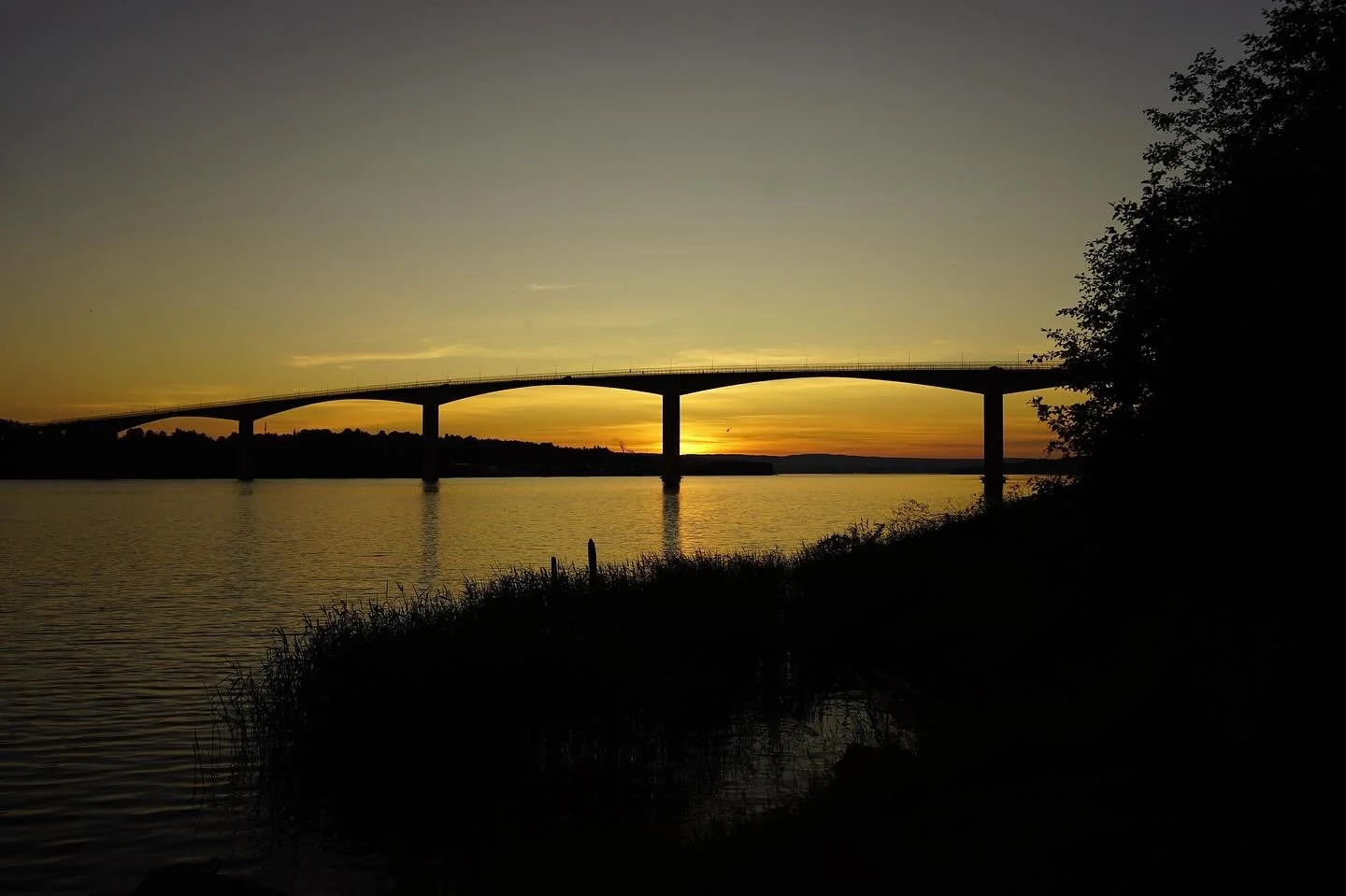 #aln&ouml; #sundsvall #sunset Foto: Anders Thorsell 📸