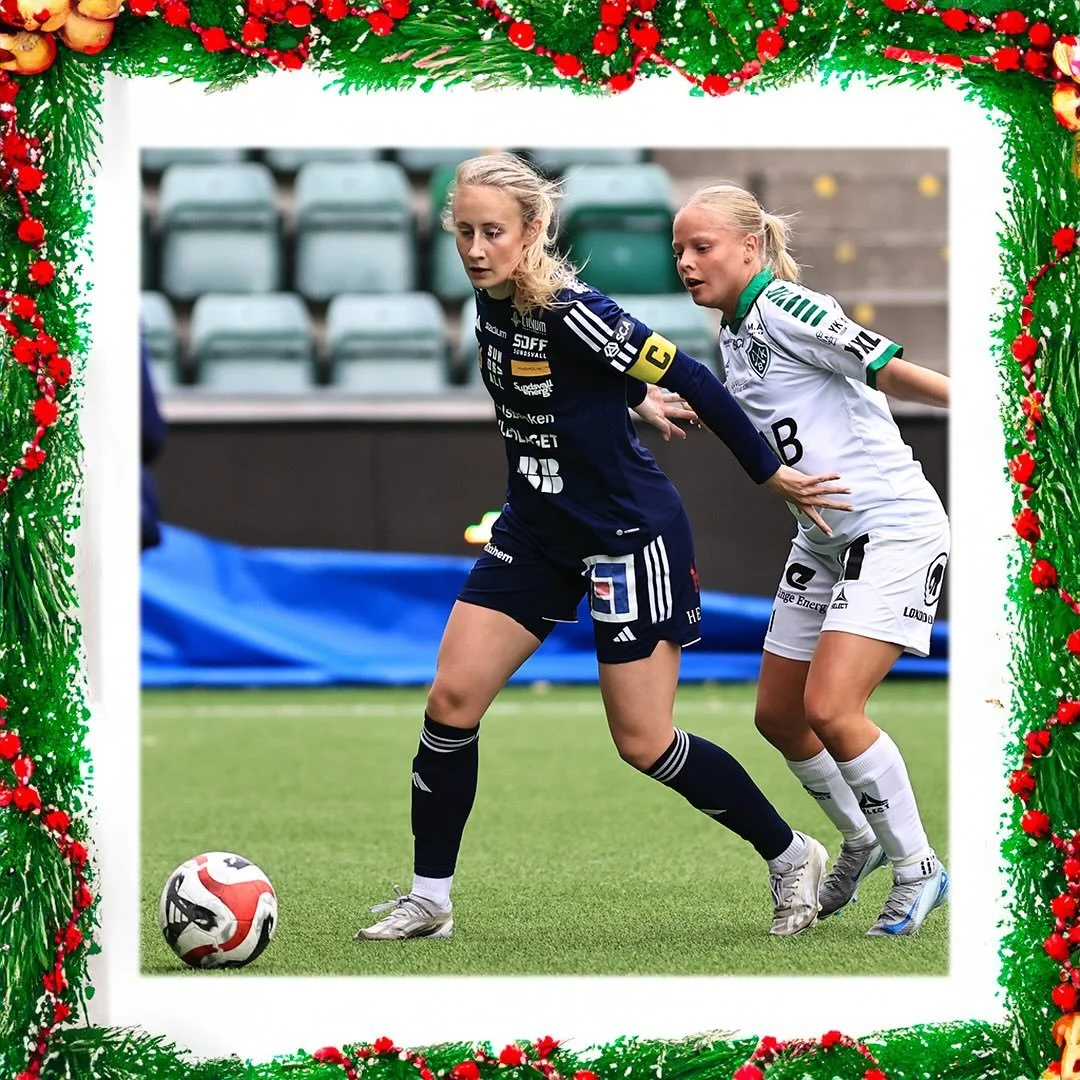 16 m&aring;l p&aring; 20 matcher i Div 1 Norra, dam 2025. Och kanske vassaste spelaren p&aring; damsidan i Medelpad 2025: nr 9 Ida &Aring;kerlund @sdffdam

Hur ser du p&aring; din egen s&auml;song och lagets? 

Min s&auml;song har g&aring;tt lite upp