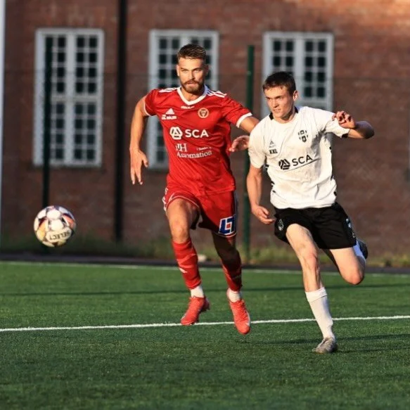 Retro fr&aring;n 8 augusti 2025 n&auml;r @kungsnasfc_a m&ouml;tte @alnoifherr med bla. Petter Thelin Foto: Anders Thorsell ffaphoto.com