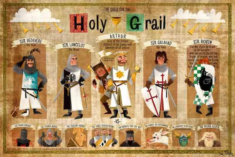 Officially Licensed Monty Python Gallery Print
