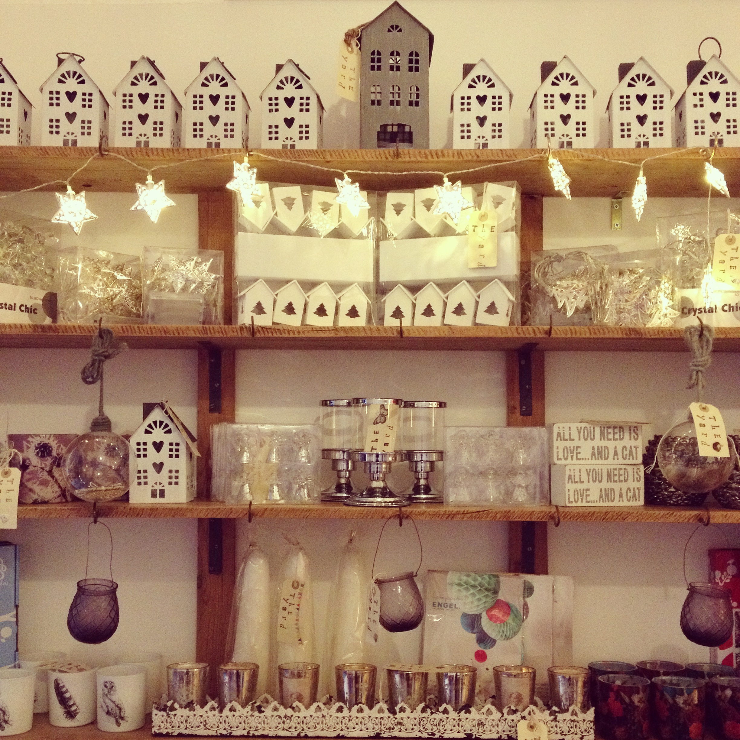 Our subtle Christmas display 