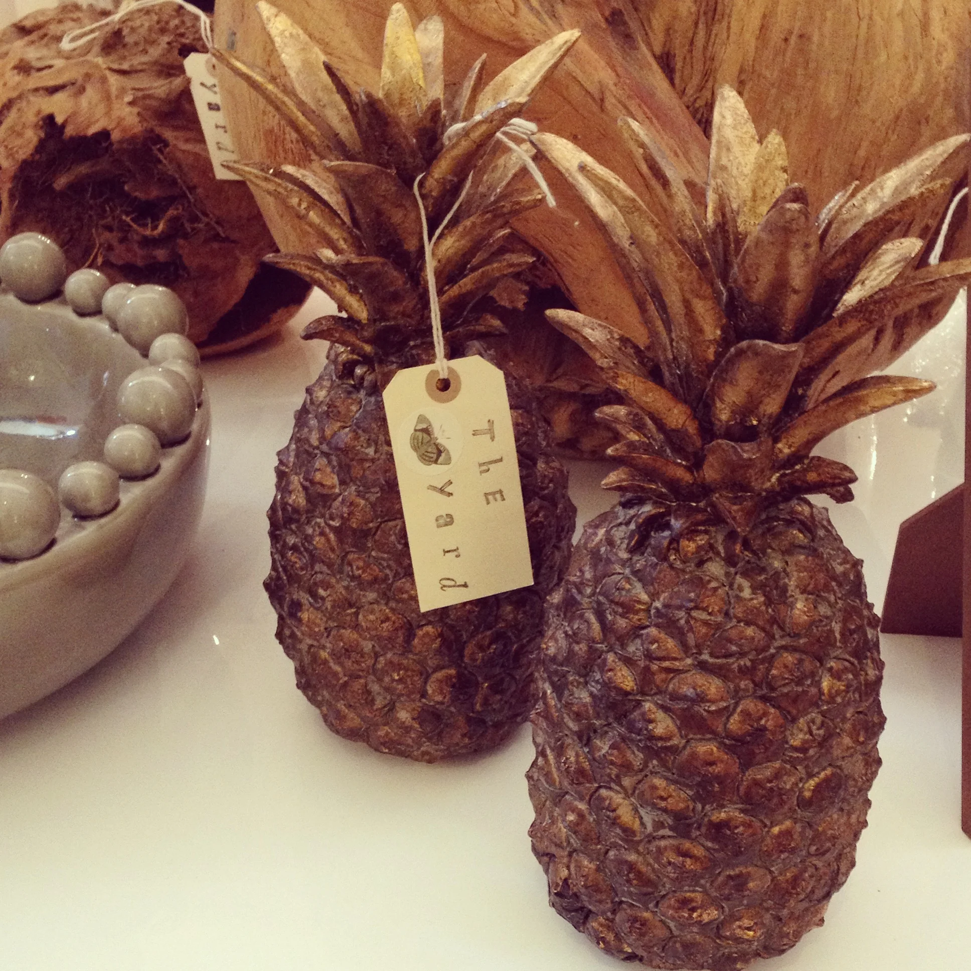 A lovely pair of Pineapples (sold separately) 
