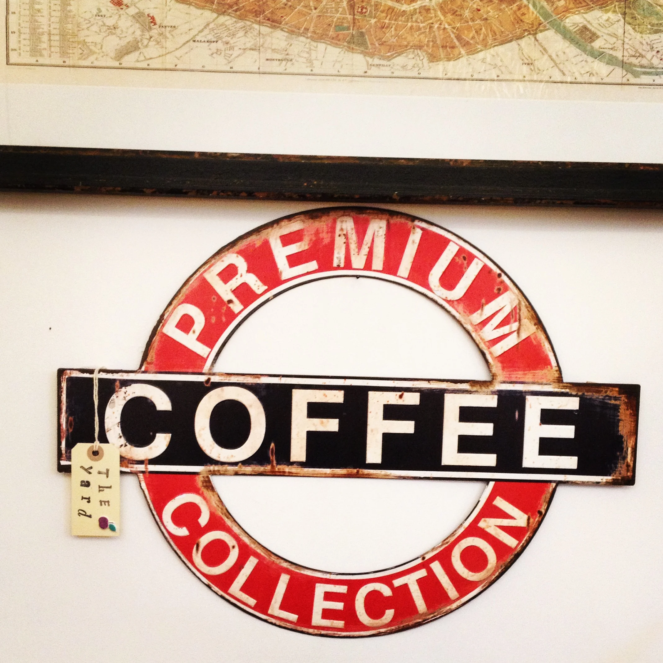 Large retro coffee sign
