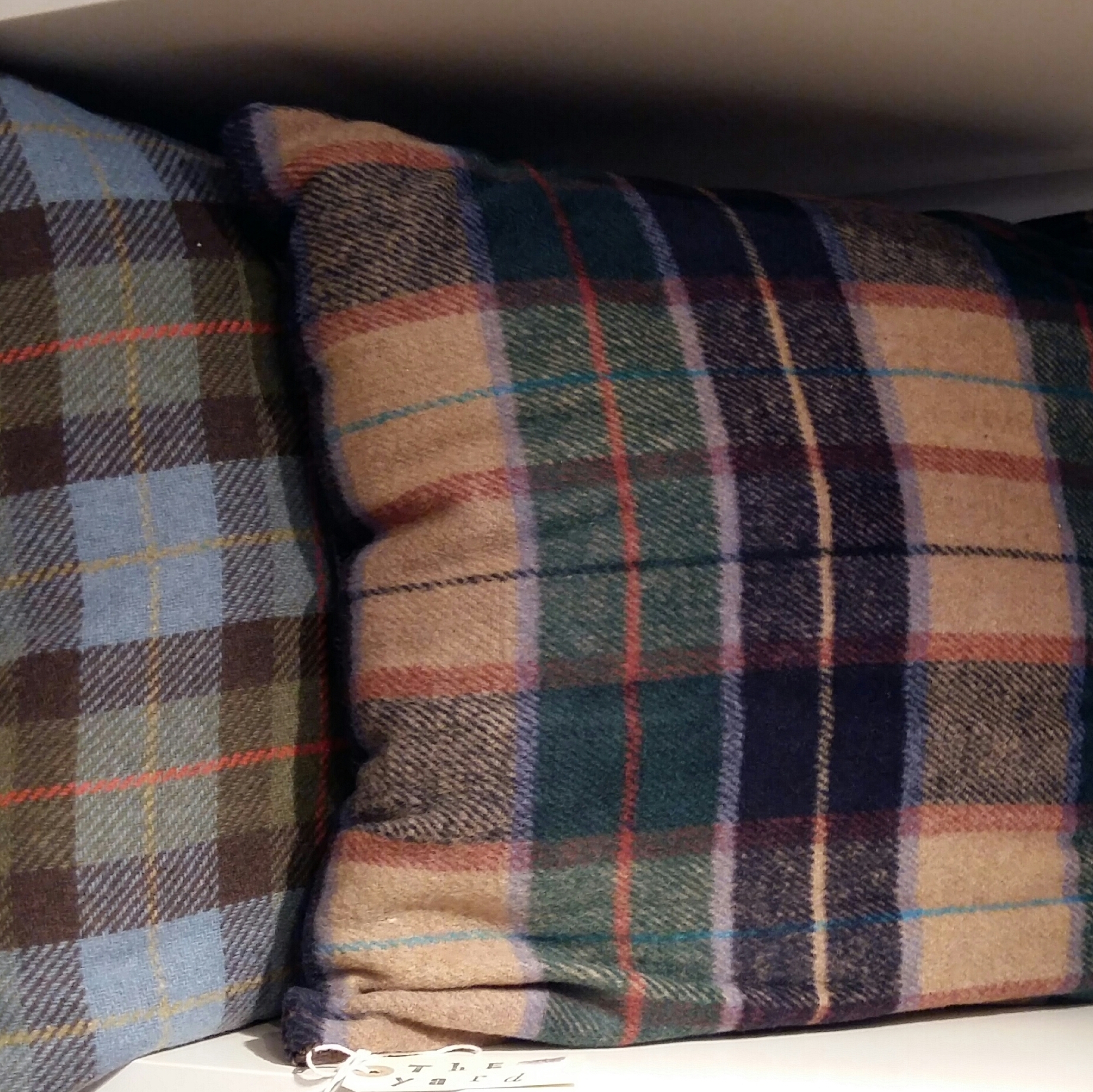 Super soft tartan cushions 