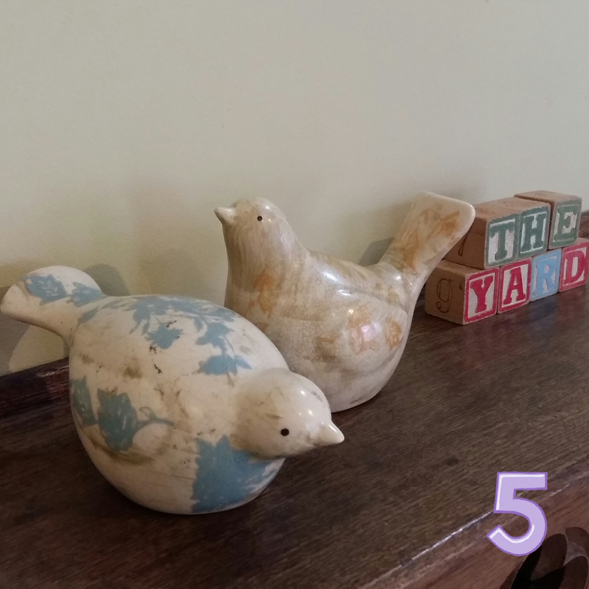 Ceramic birds only £3.00 each 