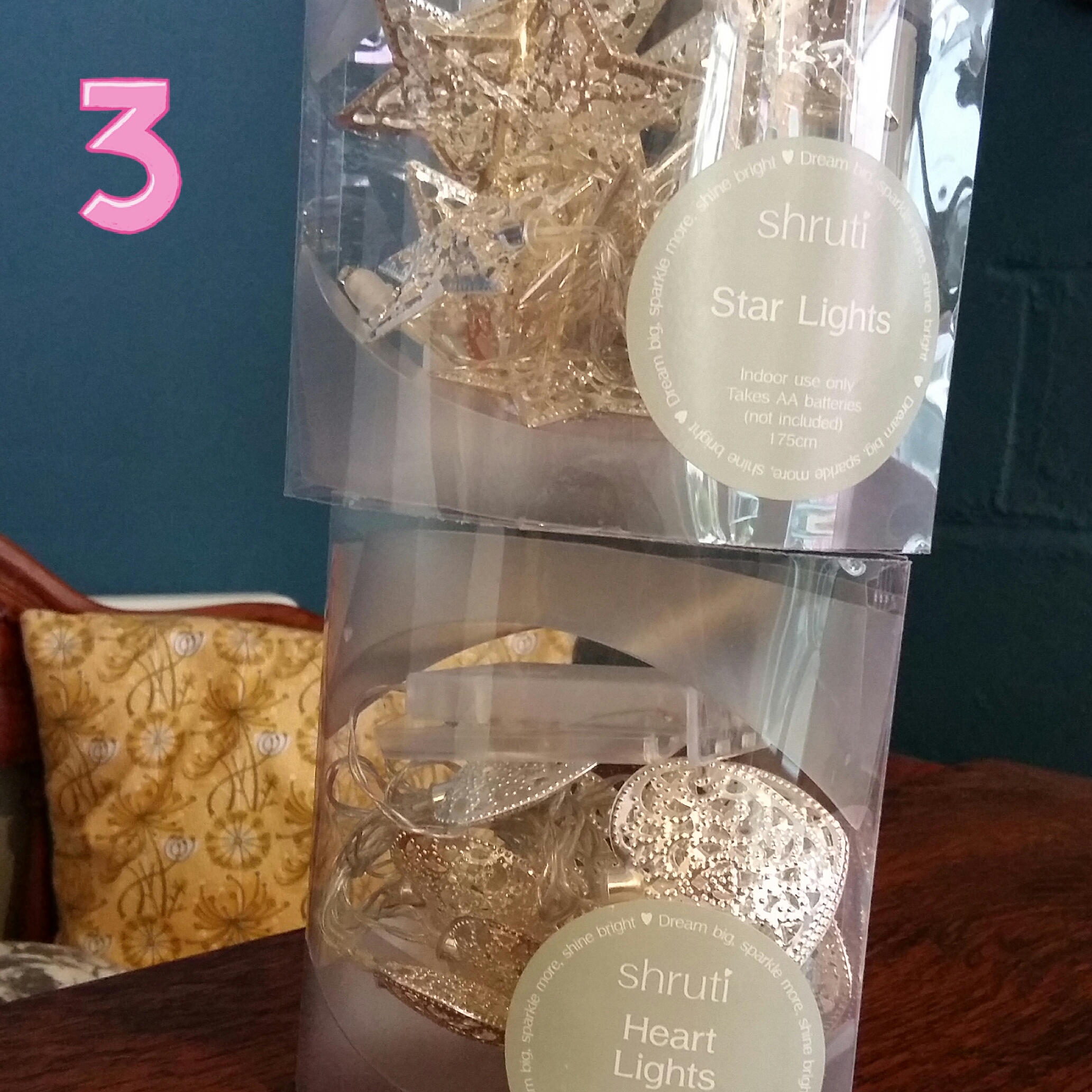 Heart or star battery operated lights £9.00 each 