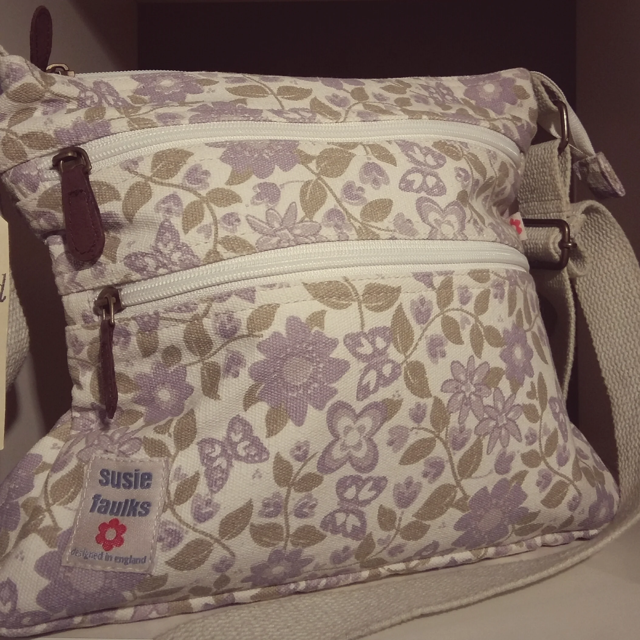 Floral spring cross body bag