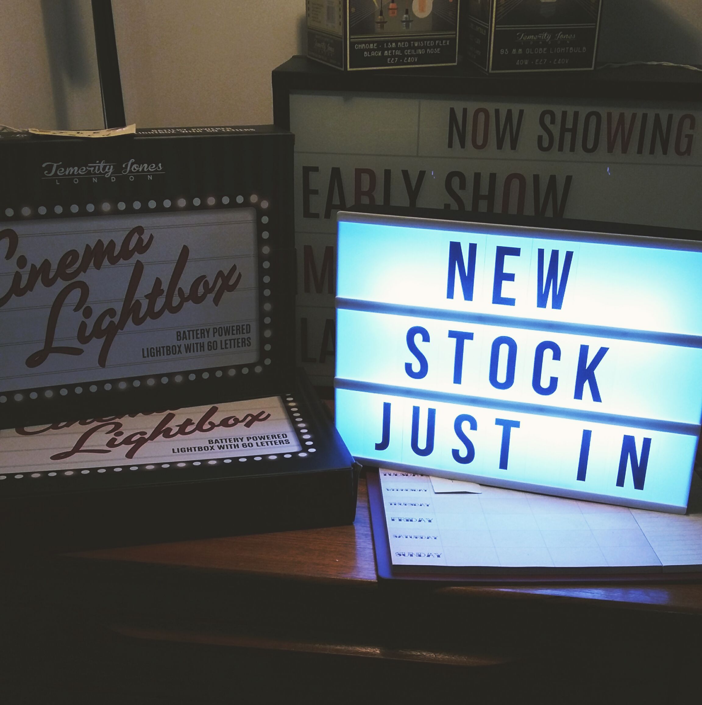 Cinema light box £20.00 