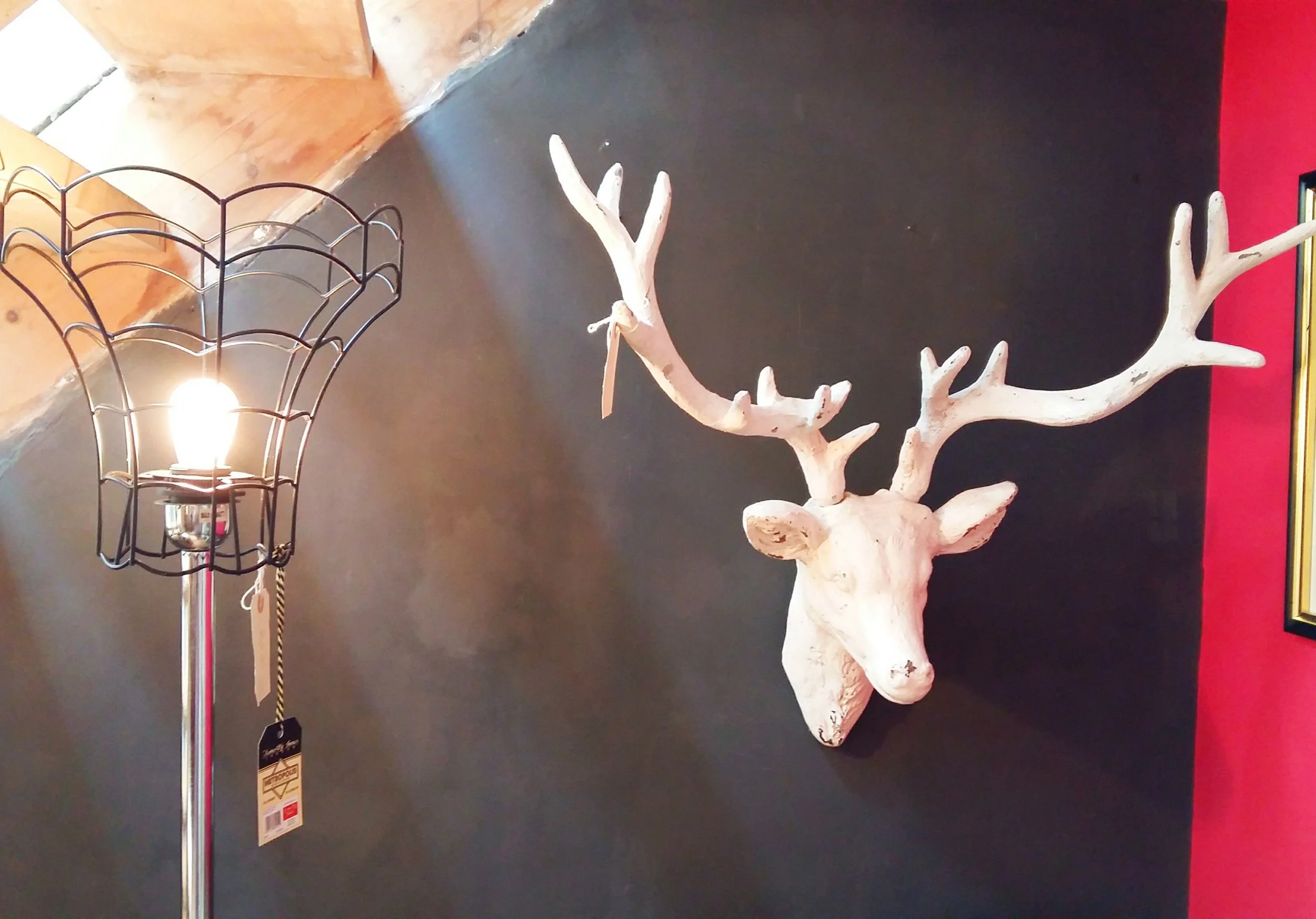 Large stag head
