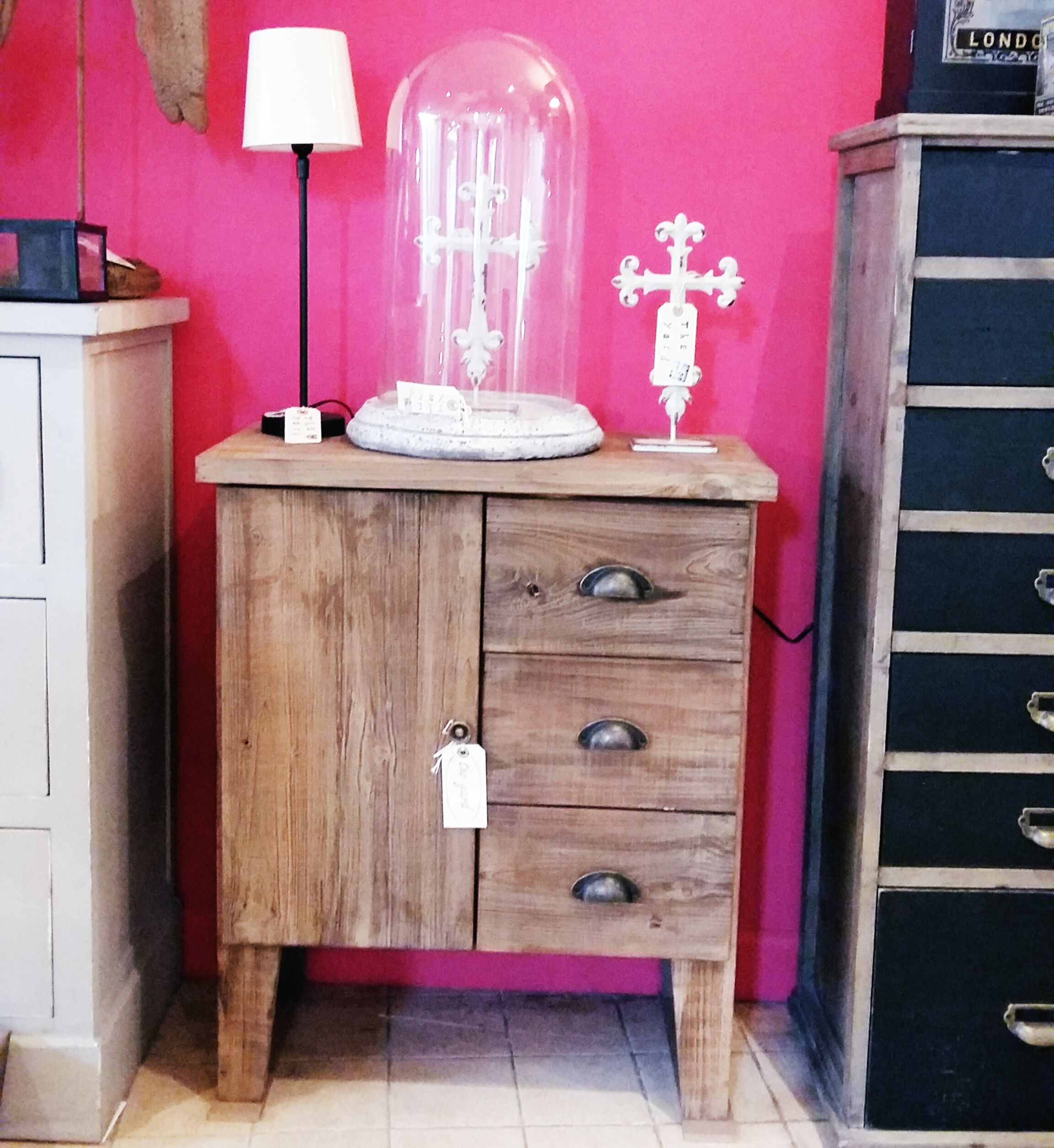 Wooden unit handy storage for small spaces