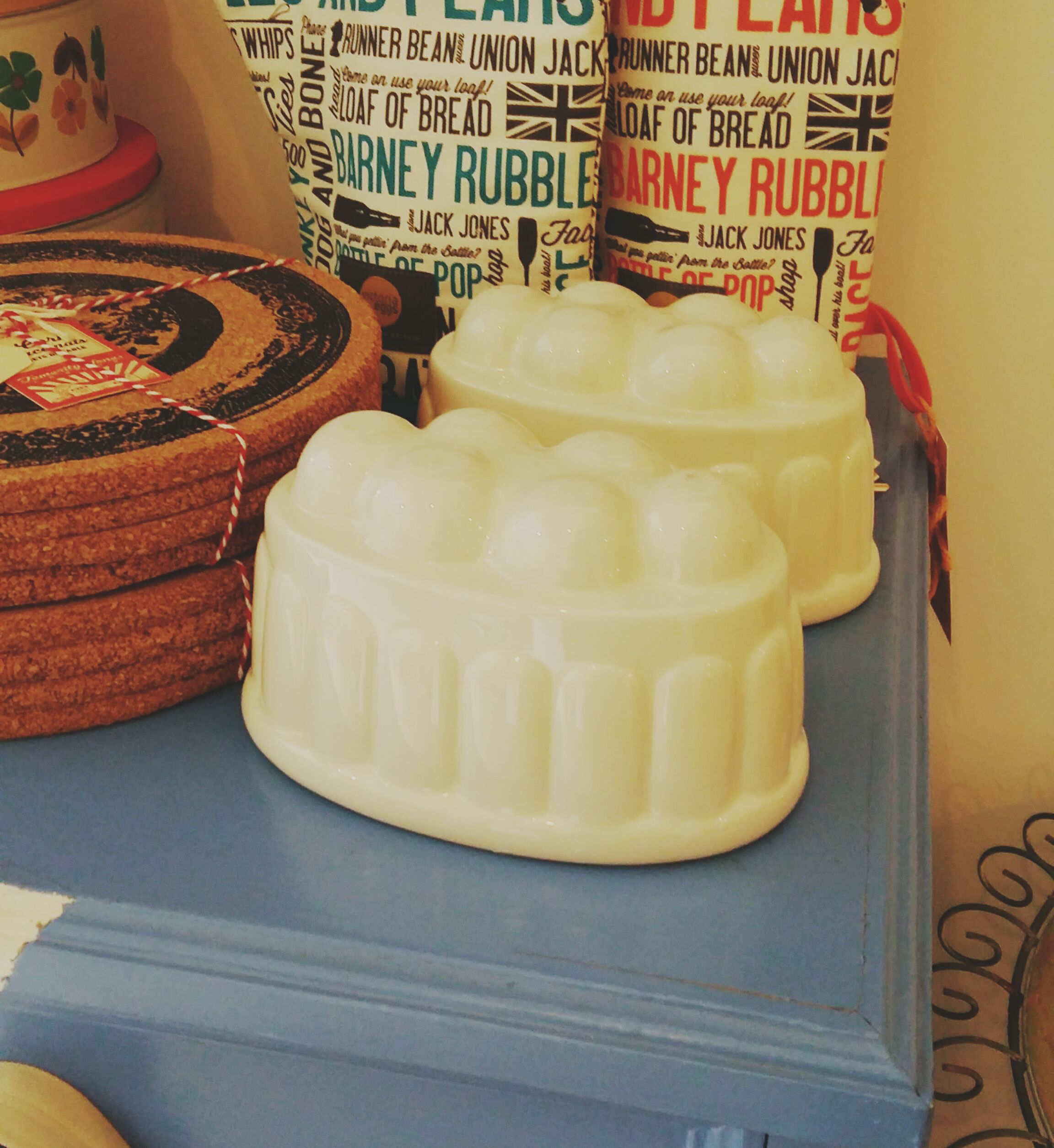 Ceramic jelly moulds