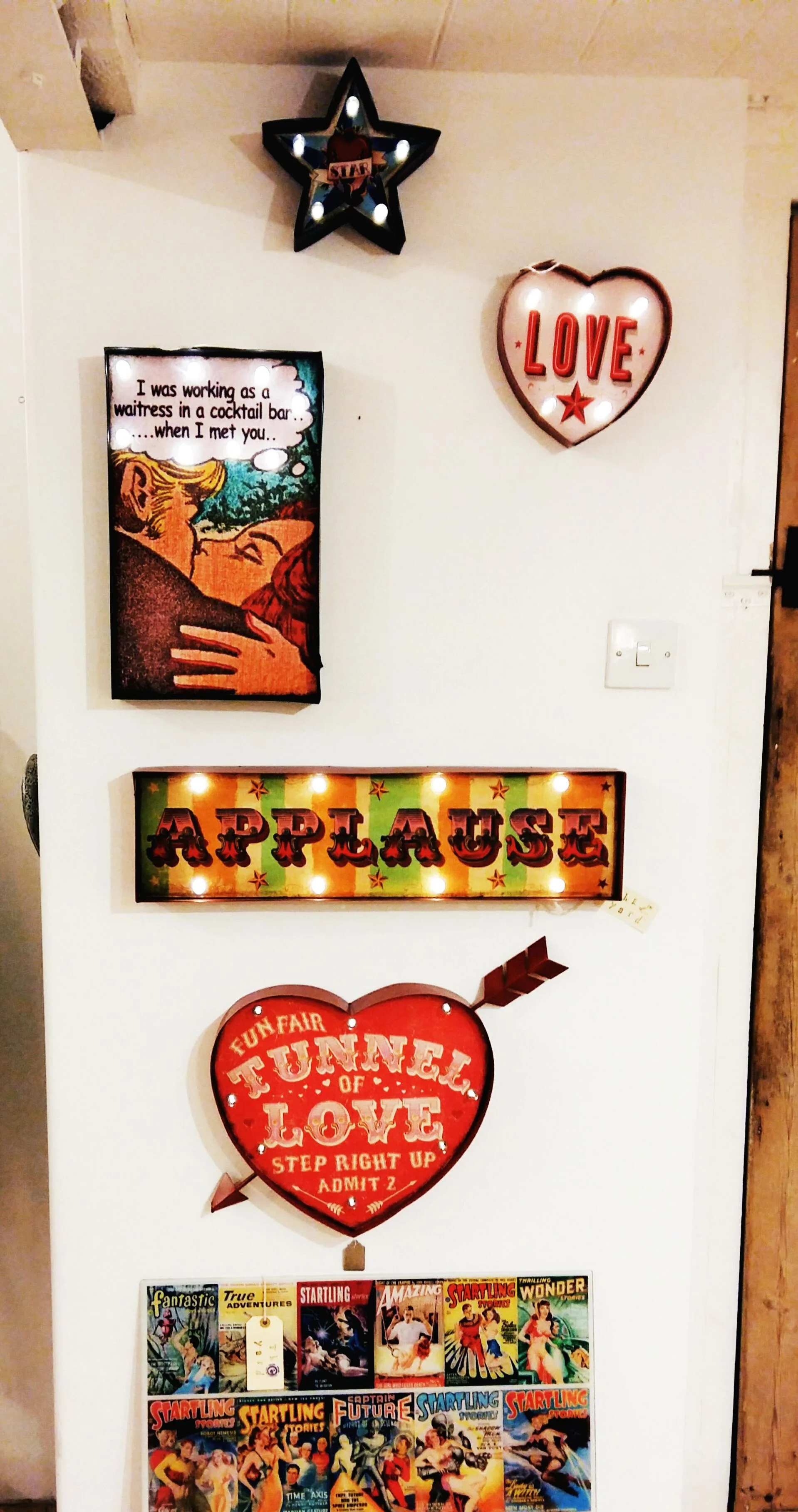 Star and tunnel of love lights back in stock