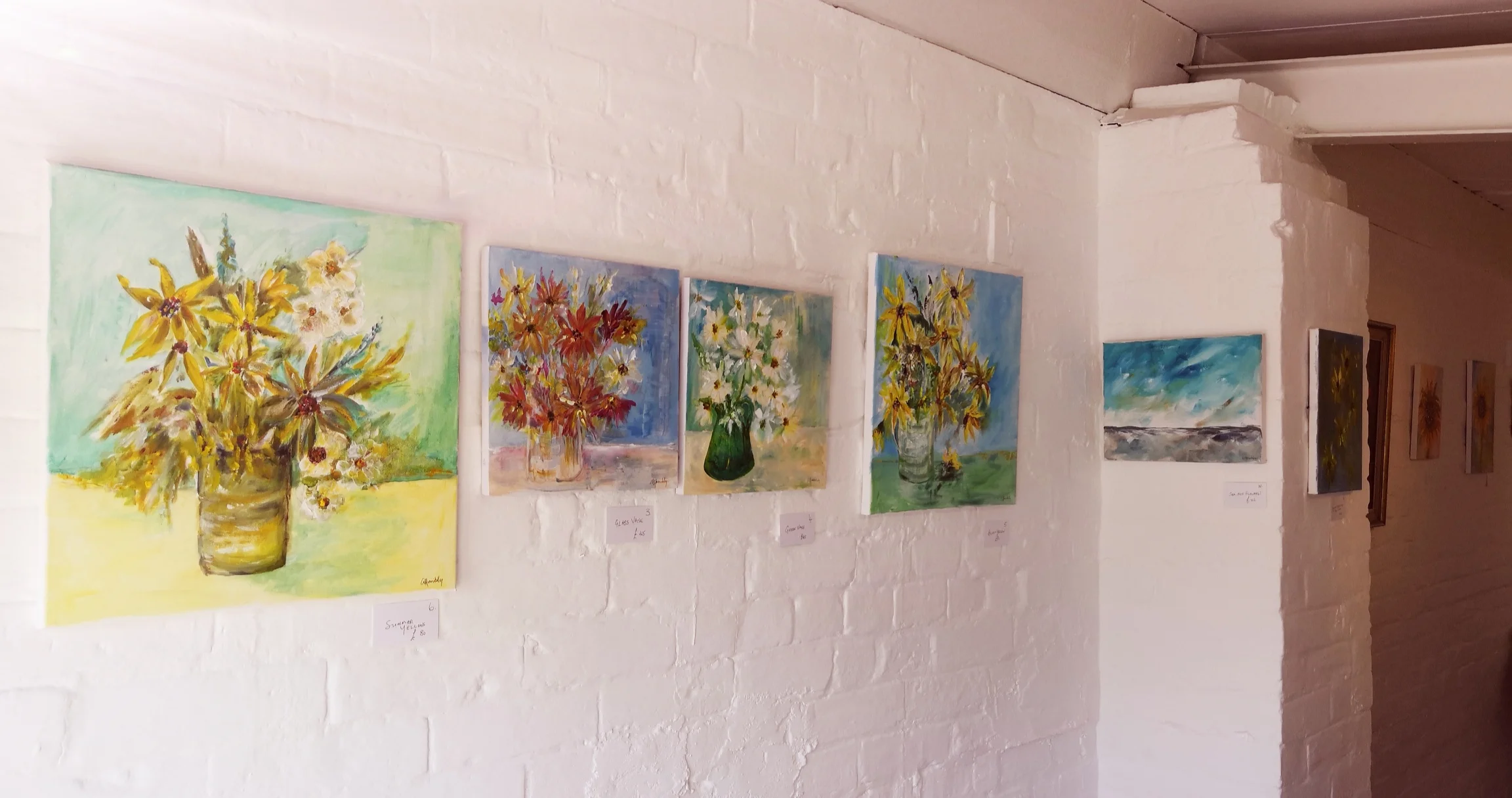 Beautifully bright exhibition by Ann Hambly