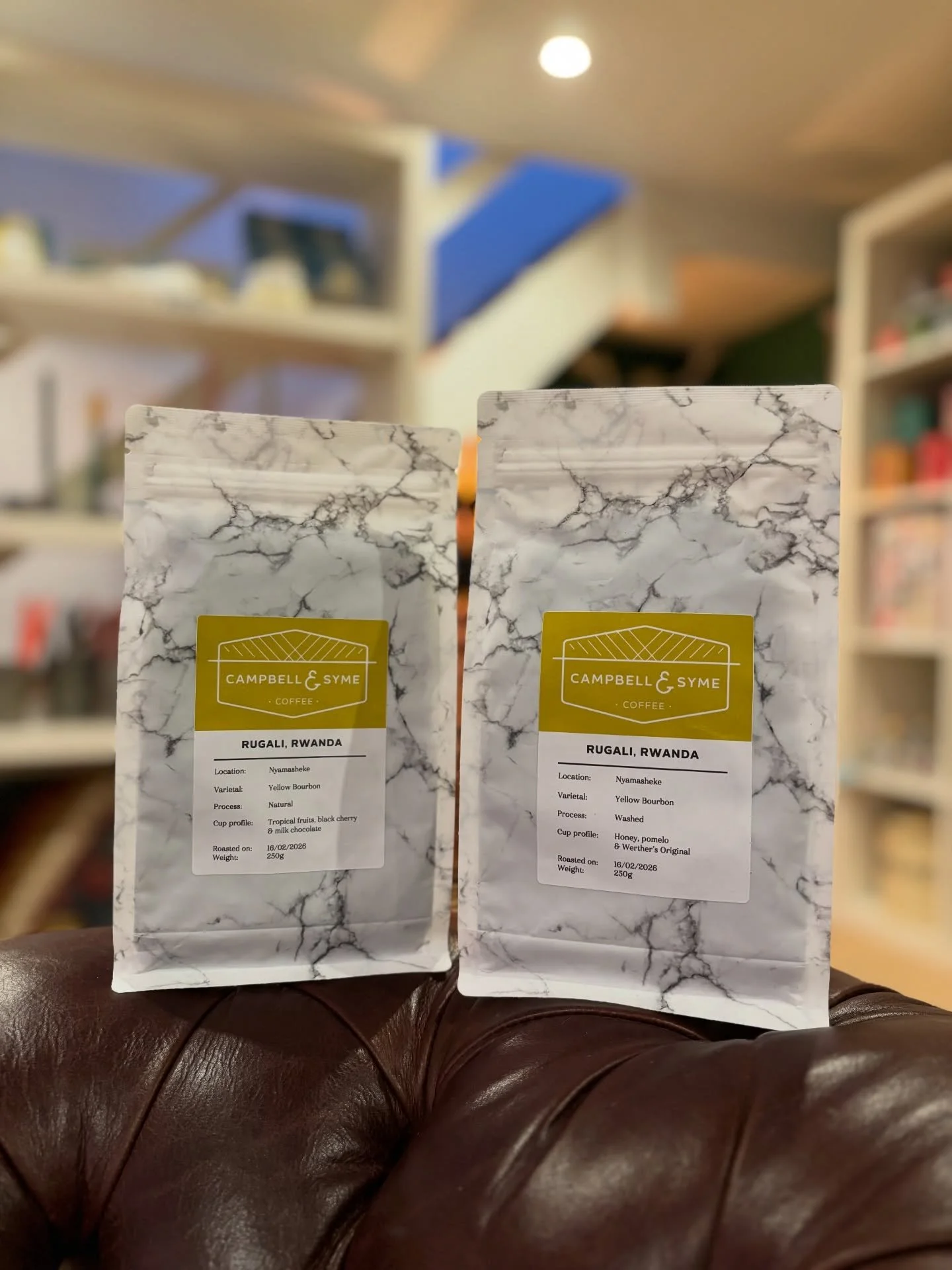 RUGALI, RWANDA Natural &amp; Washed @campbellandsyme

On filter is this double drop of Yellow Bourbon from the renowned Rugali washing station in Nyamasheke, Rwanda. With the same varietal processed two different ways this is a chance to see the impa