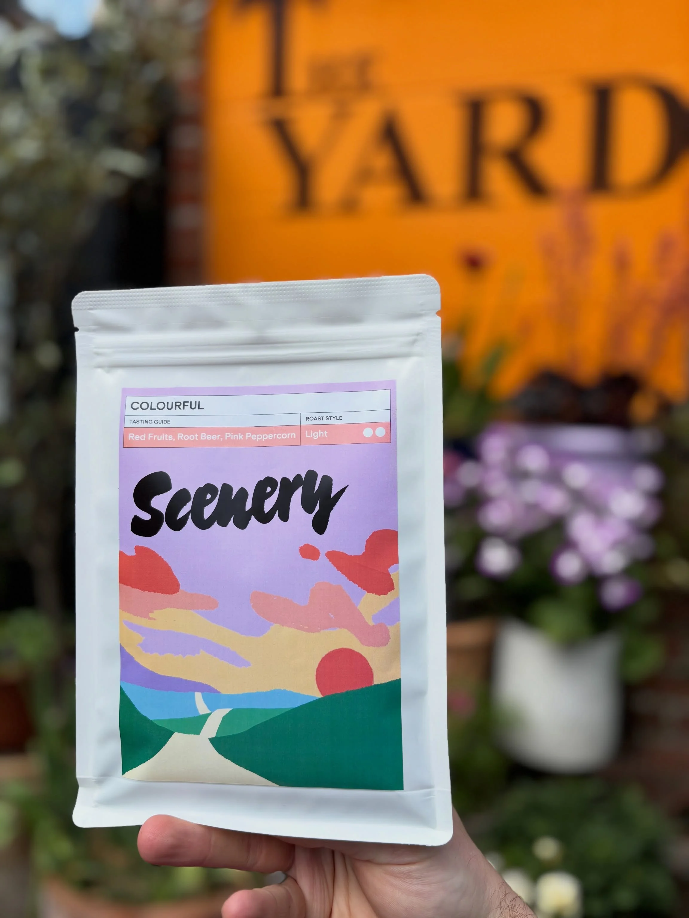 NEW GUEST ESPRESSO - Colourful Blend, @scenerycoffeeroasters - Red Fruits, Root Beer, Pink Peppercorn 

I&rsquo;ve been resting this one for a while. Scenery&rsquo;s light roast blend is always interesting, but demands a decent amount of rest to extr