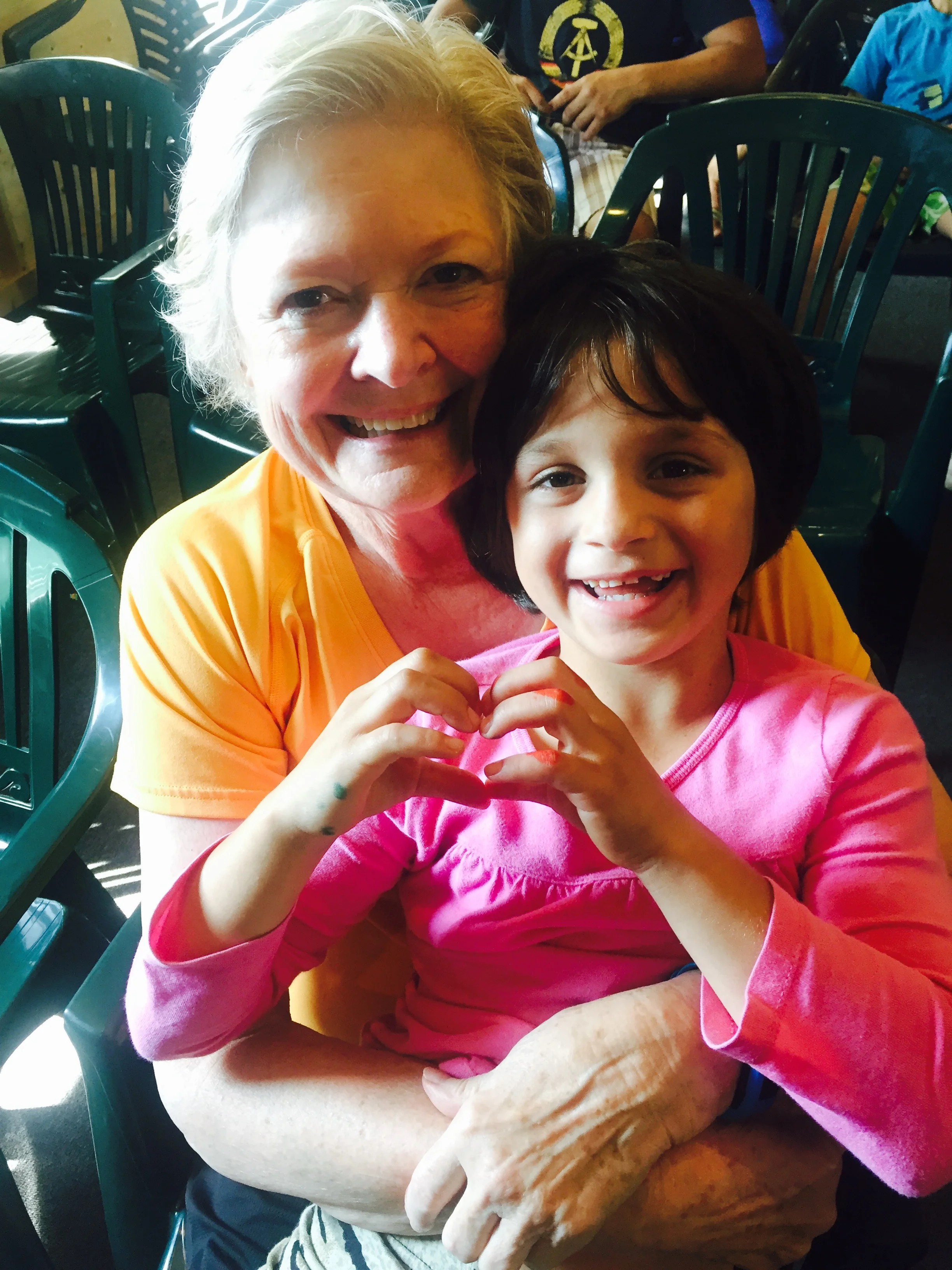 ...and sharing the love of Jesus