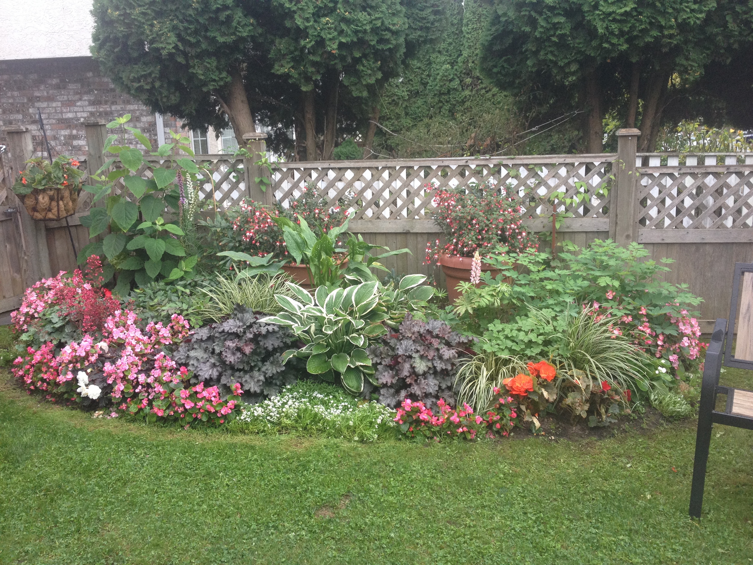 Back Yard Flower Bed