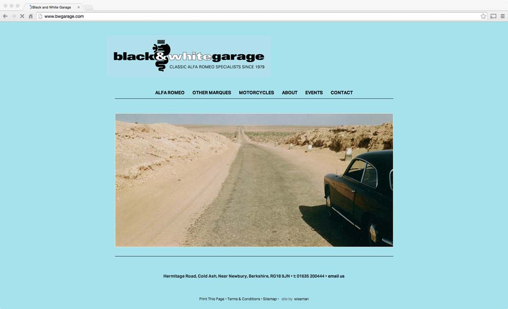 Black & White Garage