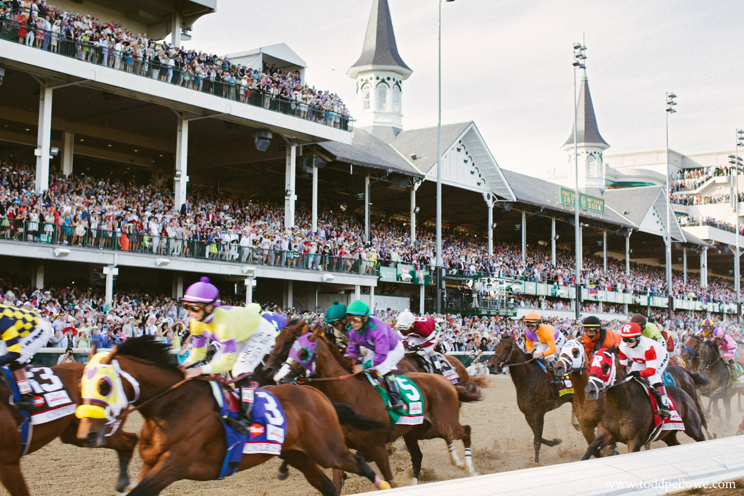 First pass of horses at Kentucky Derby 140